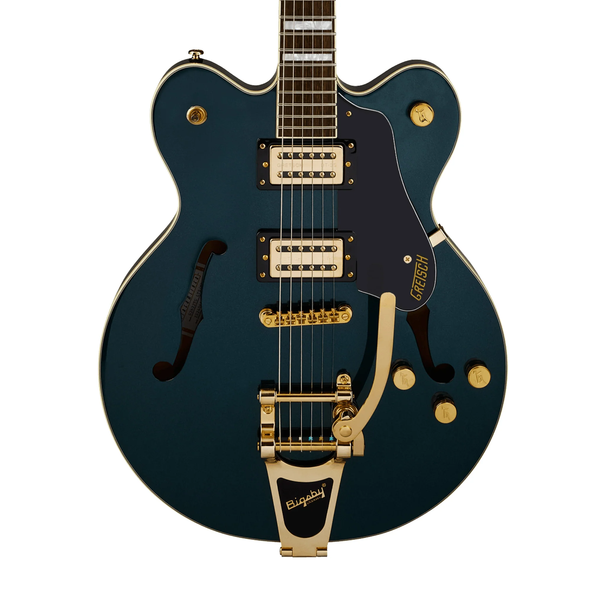 Gretsch G2622TG Streamliner Center Block Double-Cut Guitar w/Bigsby, Laurel FB, Midnight Sapphire - Image 3