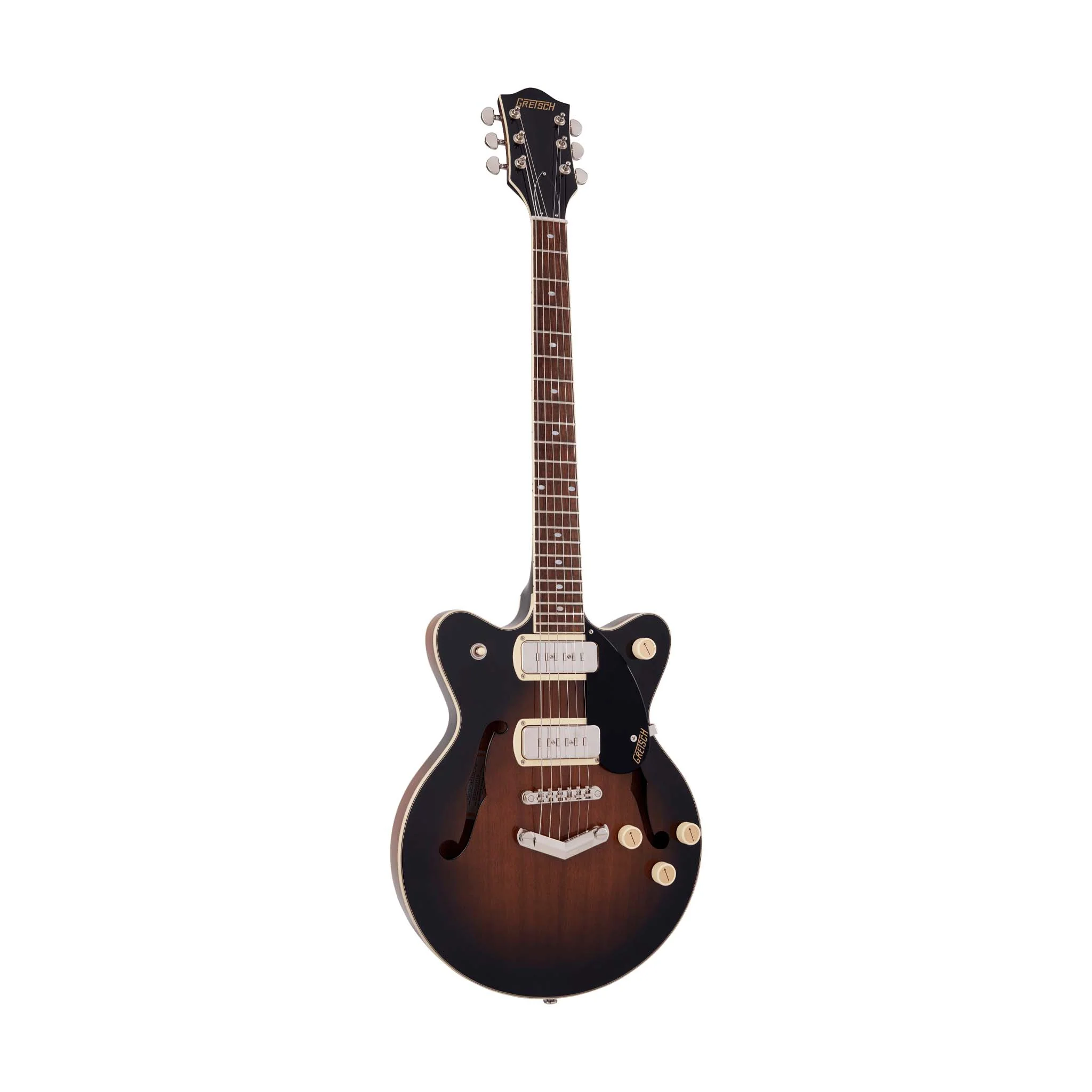 Gretsch G2655-P90 Streamliner Center Block Jr Electric Guitar, Laurel FB, Brownstone - Image 3