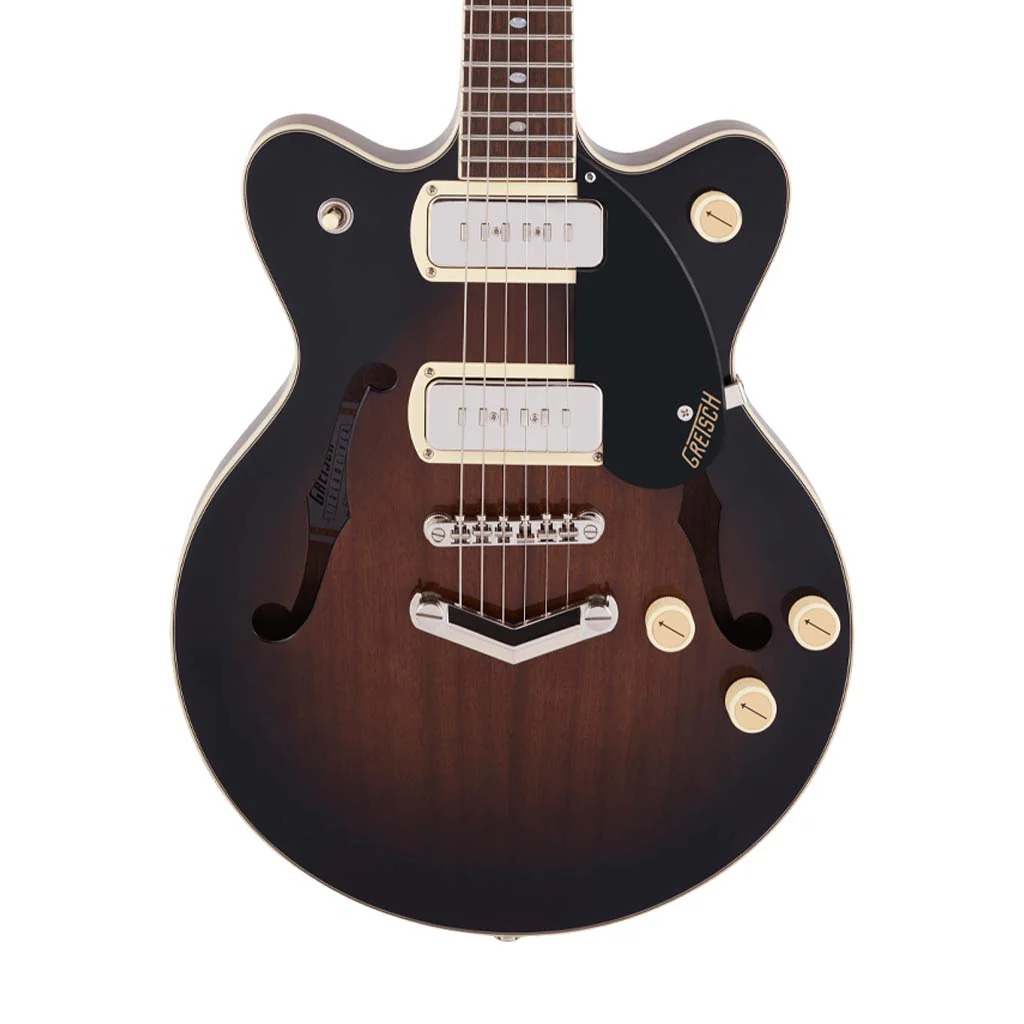 Gretsch G2655-P90 Streamliner Center Block Jr Electric Guitar, Laurel FB, Brownstone - Image 4
