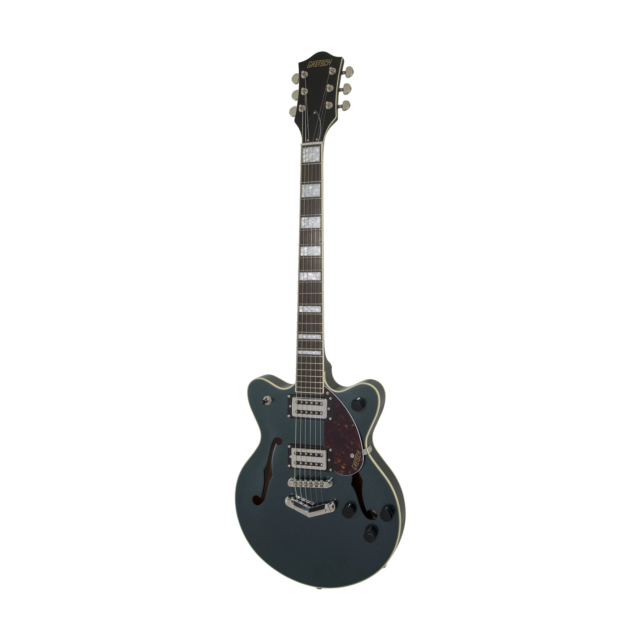 Gretsch G2655 Streamliner Centre Block Jr Double-Cut Guitar w/V-Stoptail, Gun Metal - Image 3