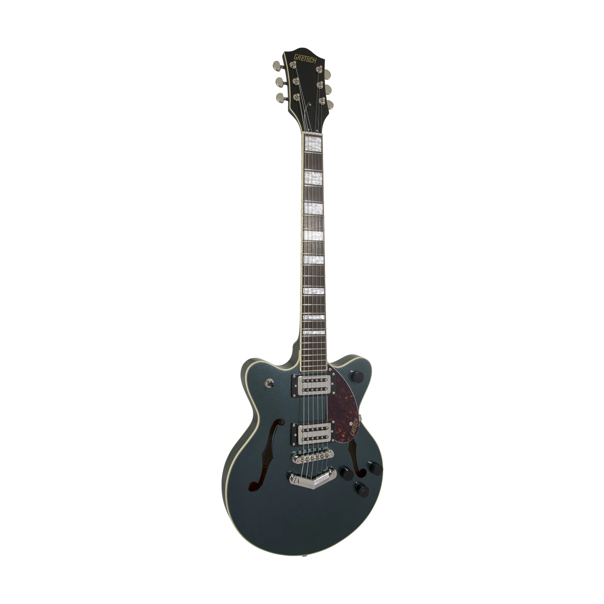 Gretsch G2655 Streamliner Centre Block Jr Double-Cut Guitar w/V-Stoptail, Gun Metal - Image 4