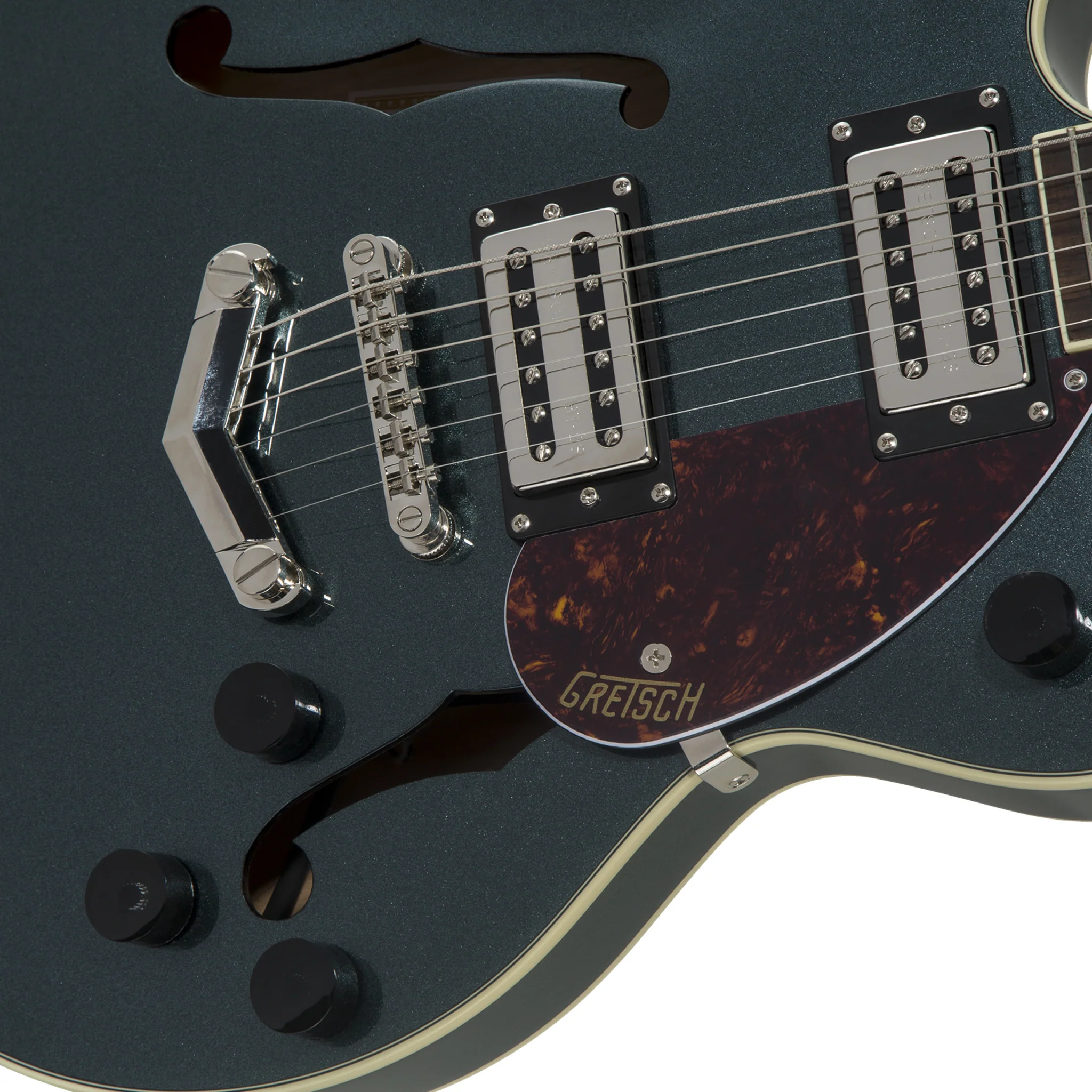 Gretsch G2655 Streamliner Centre Block Jr Double-Cut Guitar w/V-Stoptail, Gun Metal - Image 6