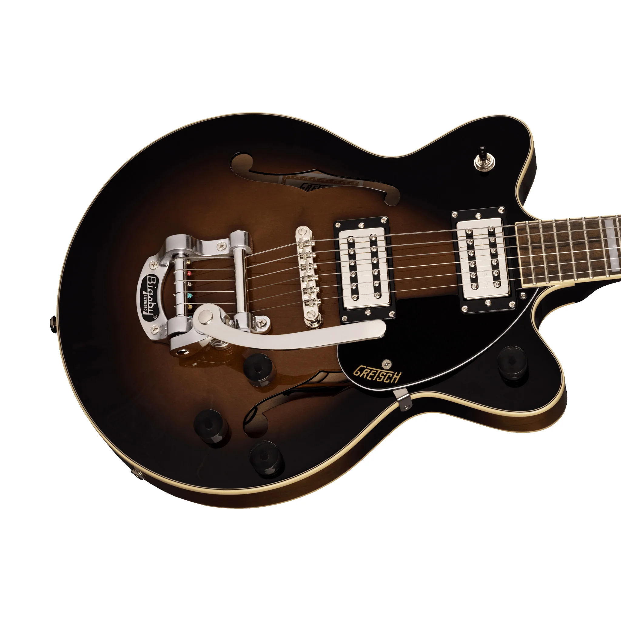 Gretsch G2655T Streamliner Centre Block Jr Double-Cut Guitar w/Bigsby, Brownstone Maple - Image 5