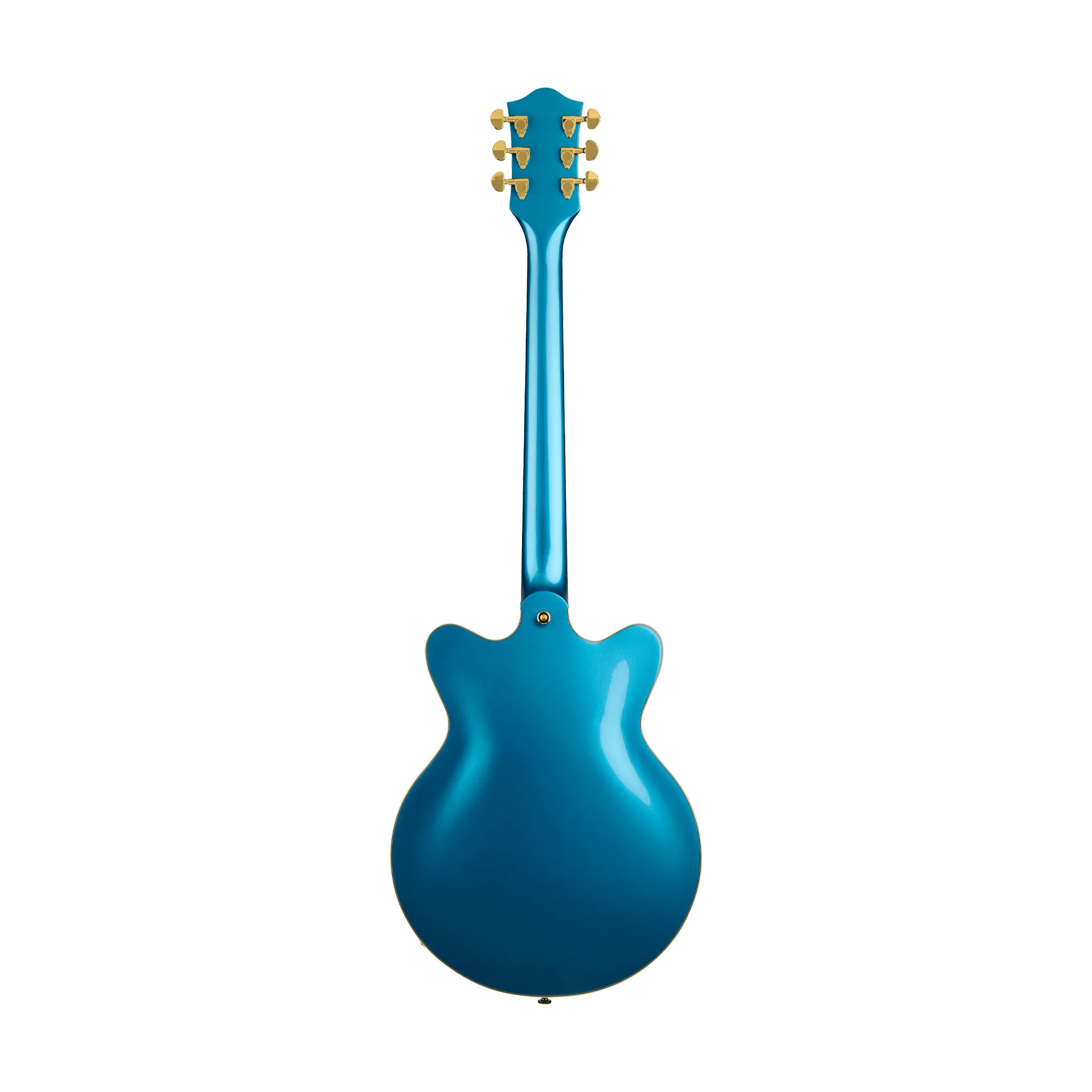 Gretsch G2655TG Streamliner Center Block Jr. Double-Cut Guitar w/Bigsby, Laurel FB, Riviera Blue - Image 2