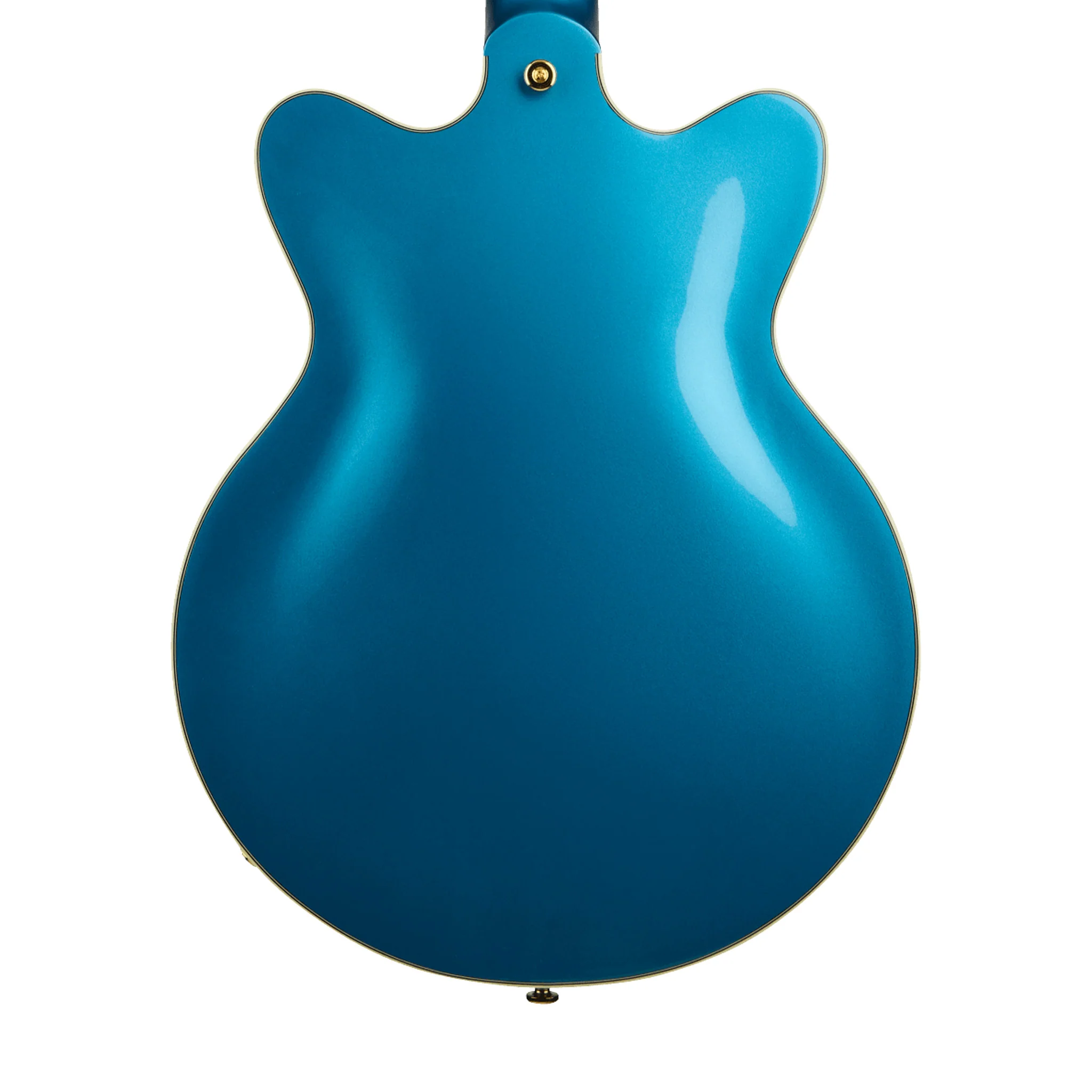 Gretsch G2655TG Streamliner Center Block Jr. Double-Cut Guitar w/Bigsby, Laurel FB, Riviera Blue - Image 4