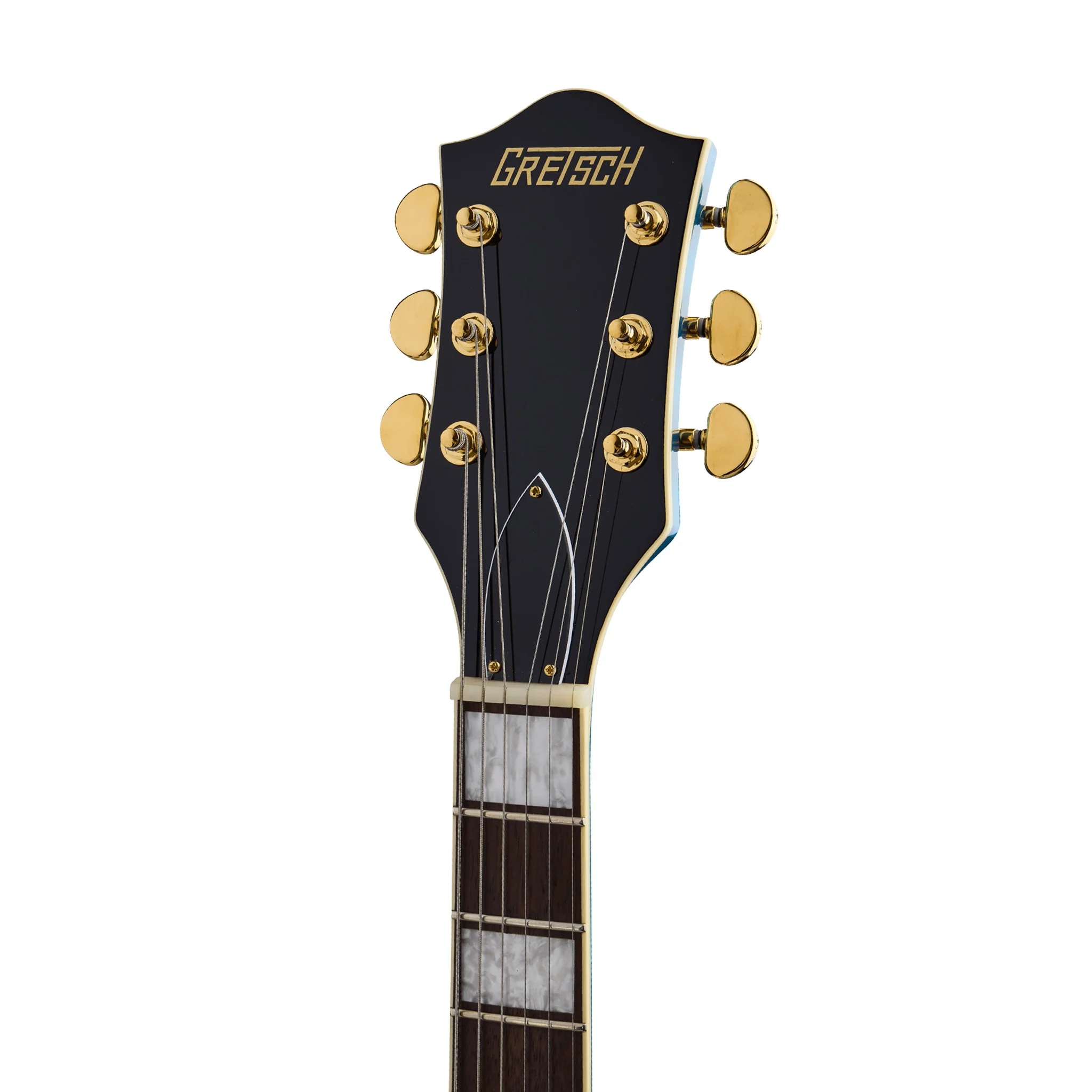 Gretsch G2655TG Streamliner Center Block Jr. Double-Cut Guitar w/Bigsby, Laurel FB, Riviera Blue - Image 6