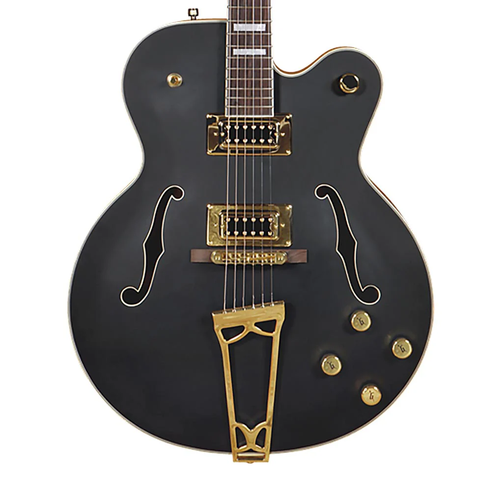 Gretsch G5191BK Tim Armstrong Signature Electromatic Hollowbody Guitar, Flat Black (B-Stock) - Image 2
