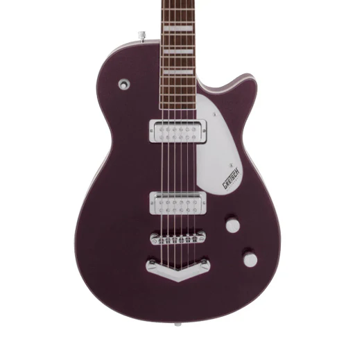 Gretsch G5260 Electromatic Jet Baritone w/ V-Stoptail Electric Guitar, Laurel FB, Dark Cherry Metallic - Image 4