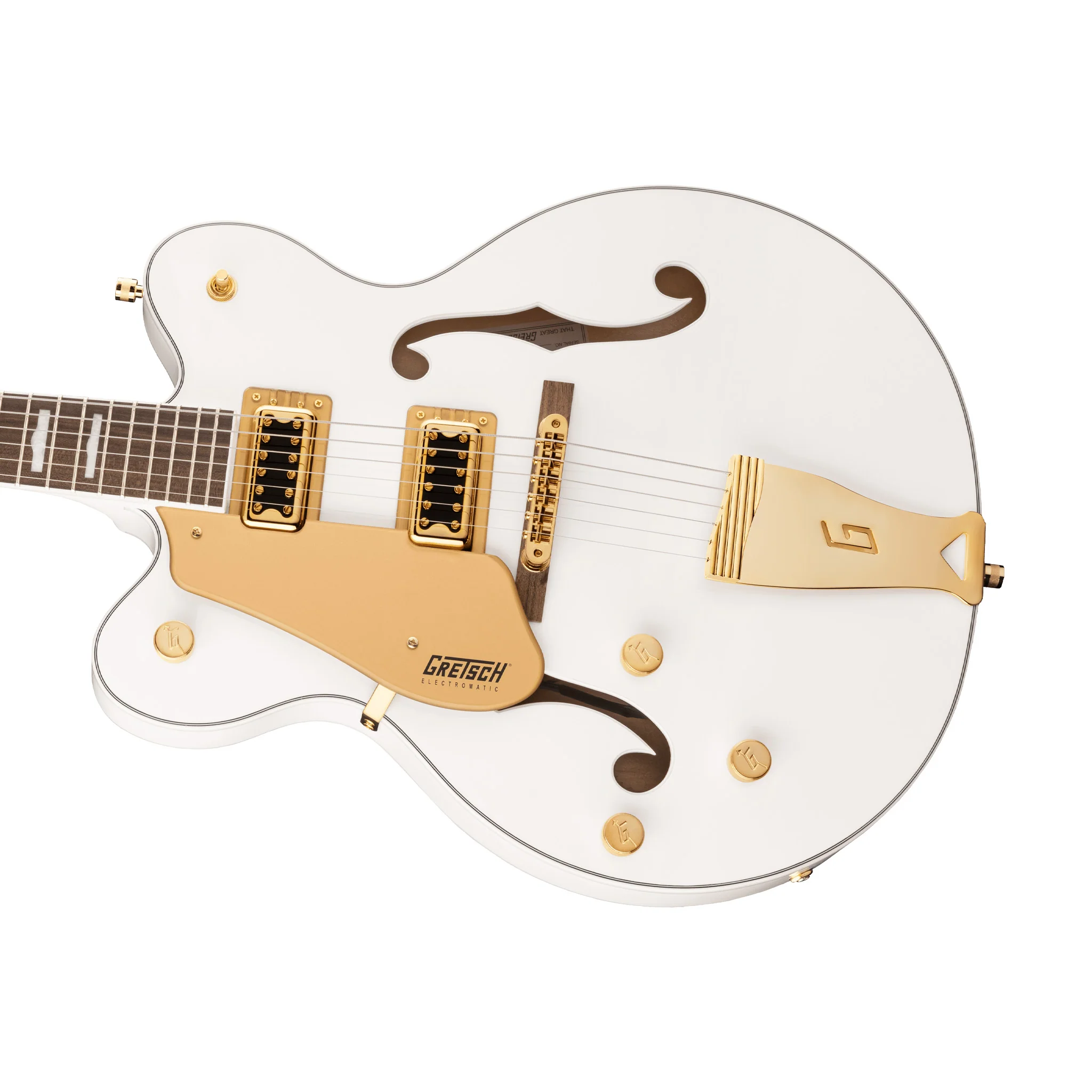 Gretsch G5422GLH Electromatic Classic Hollow Body Double-Cut Left-Handed Guitar, Snowcrest White - Image 5