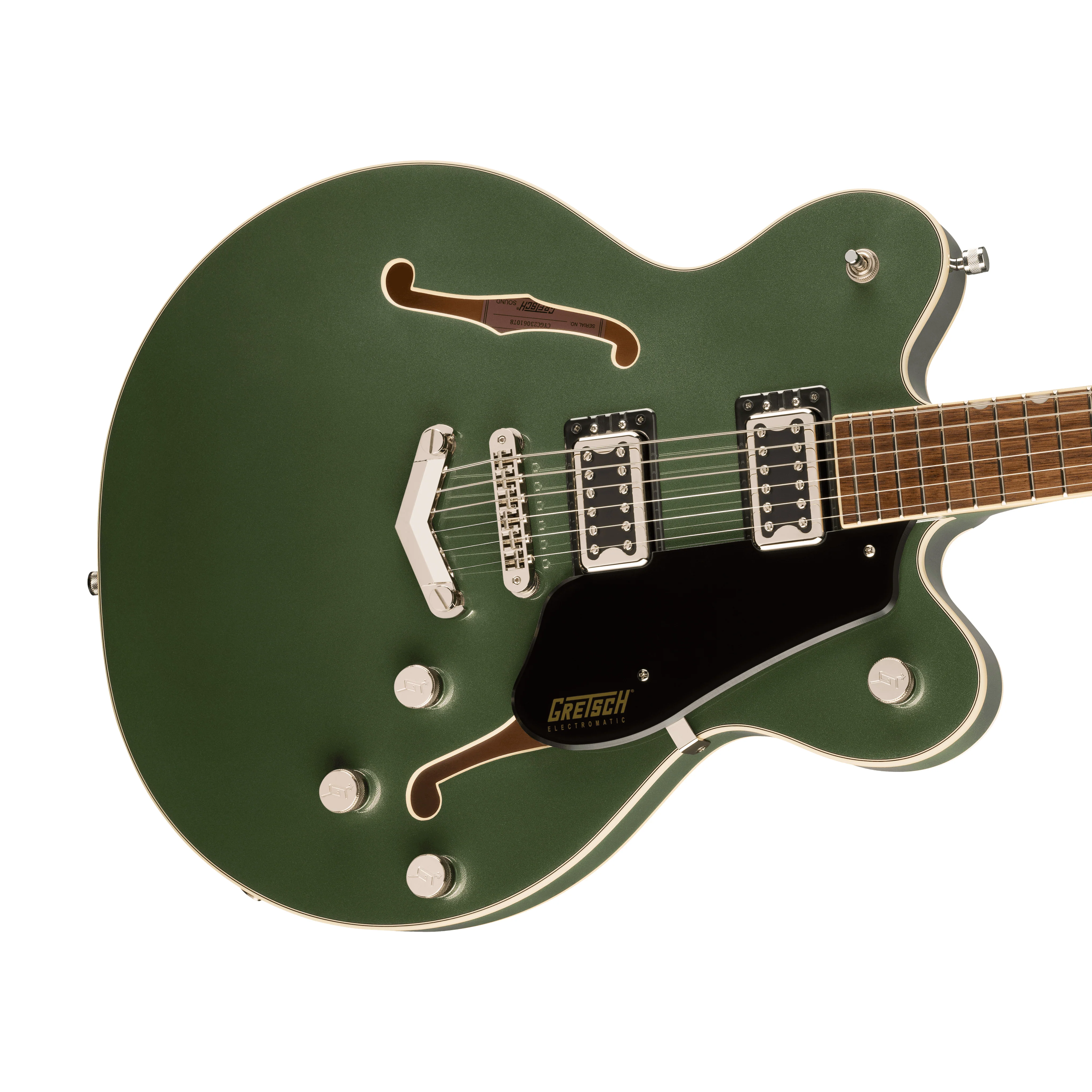 Gretsch G5622 Electromatic Center Block Double-Cut Electric Guitar w/V-Stoptail, Olive Metallic - Image 5
