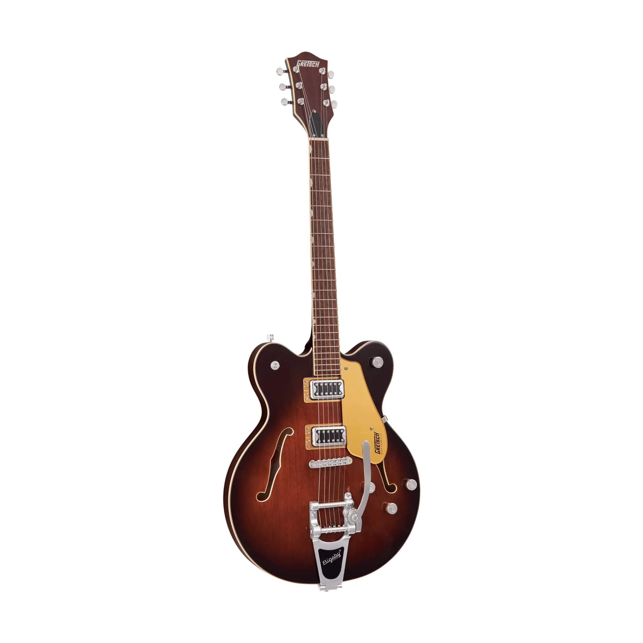 Gretsch G5622T Electromatic Center Block Double-Cut w/ Bigsby Electric Guitar, Laurel FB, Single Barrel Burst - Image 3