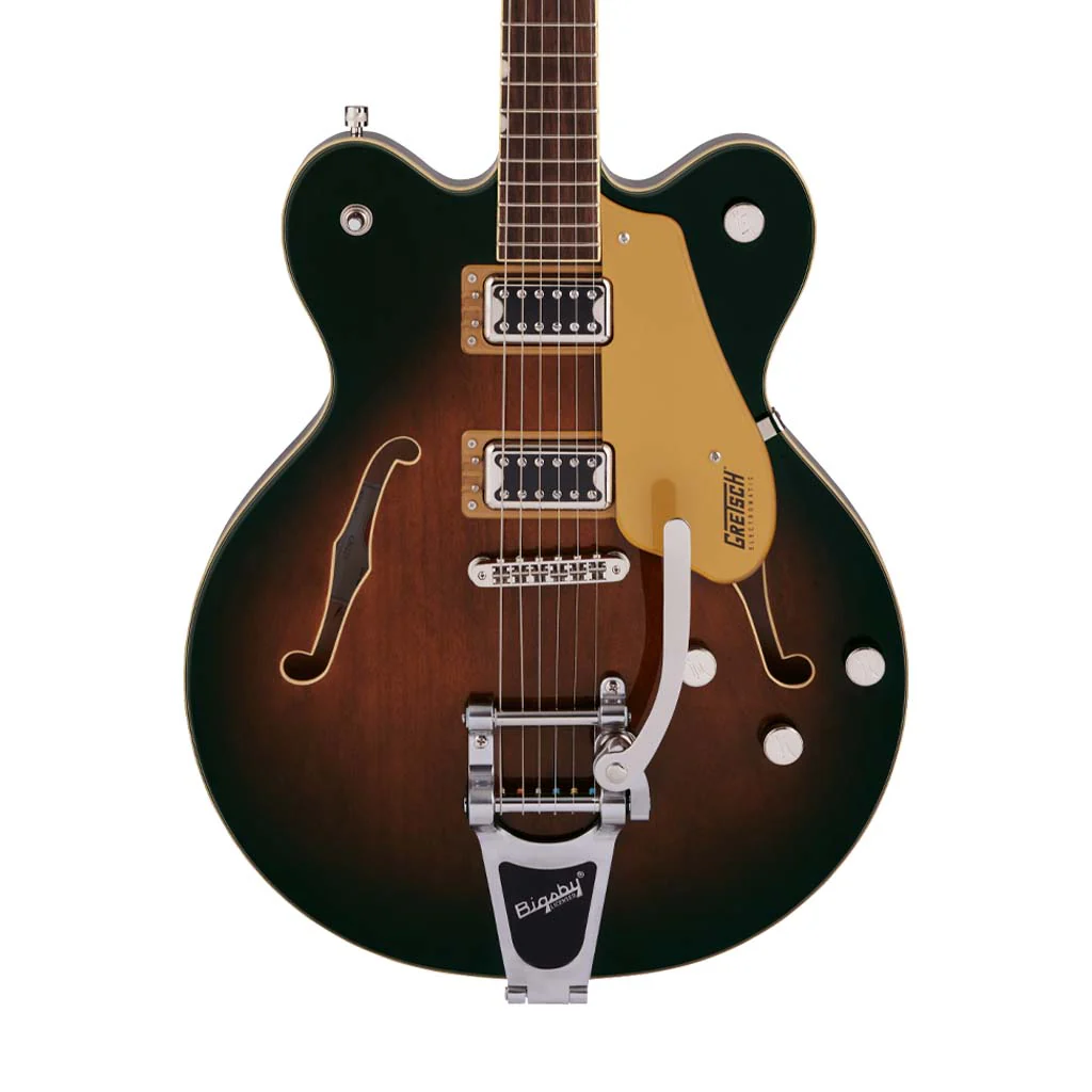 Gretsch G5622T Electromatic Center Block Double-Cut w/ Bigsby Electric Guitar, Laurel FB, Single Barrel Burst - Image 4