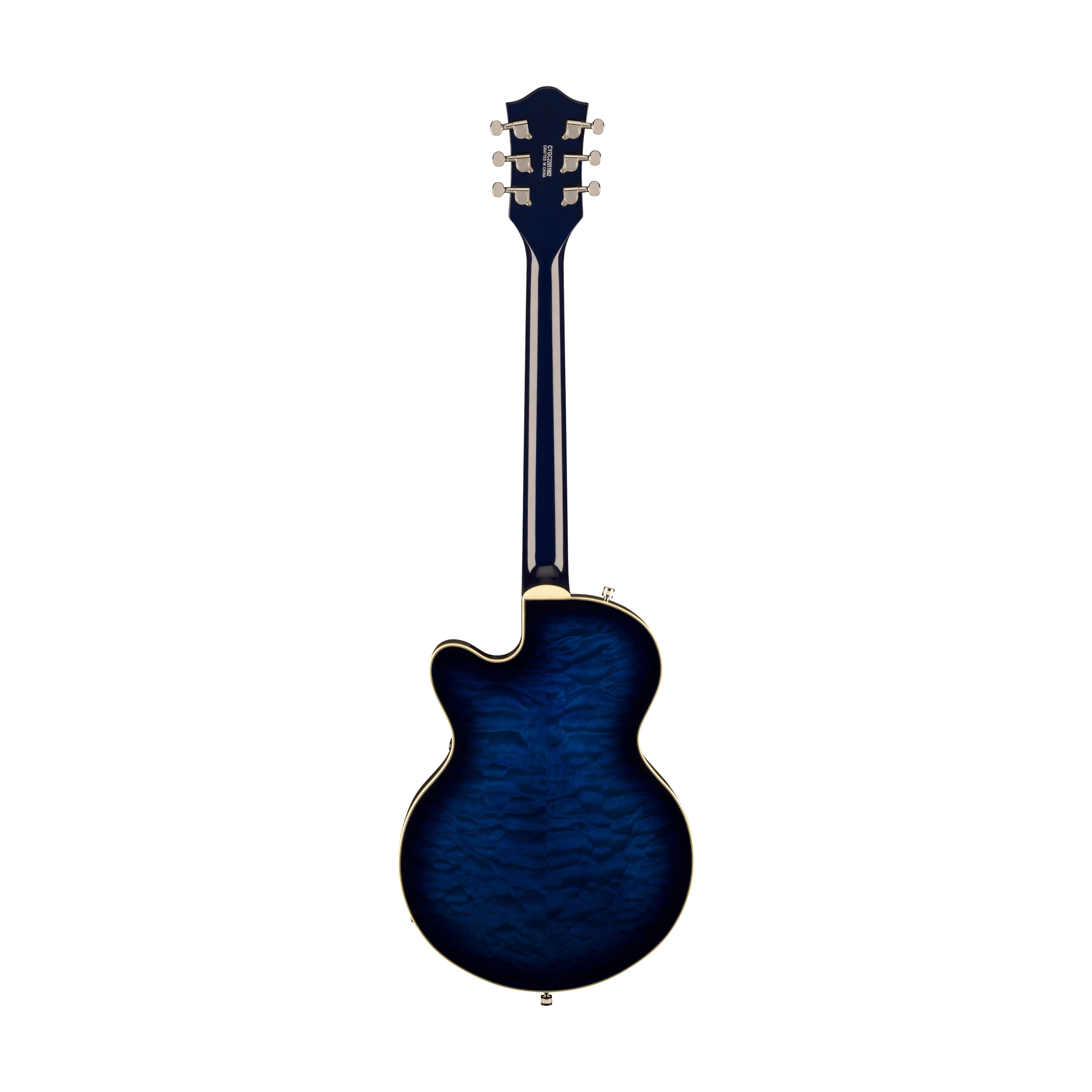 Gretsch G5655T-QM Electromatic Center Block Jr. Single-Cut Quilted w/ Bigsby Guitar, Maple FB, Hudson Sky - Image 2