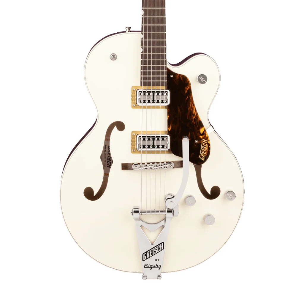 Gretsch G6118T Players Edition Anniversary Guitar w/Bigsby, 2-Tone Vintage White / Walnut Satin - Image 3