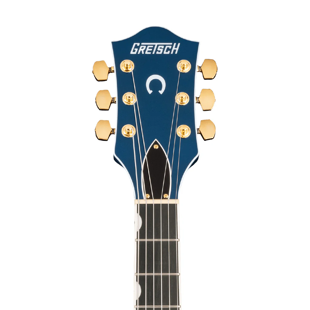 Gretsch G6120TG Players Edition Nashville Hollowbody Electric Guitar w/Bigsby, Azure Metallic - Image 6