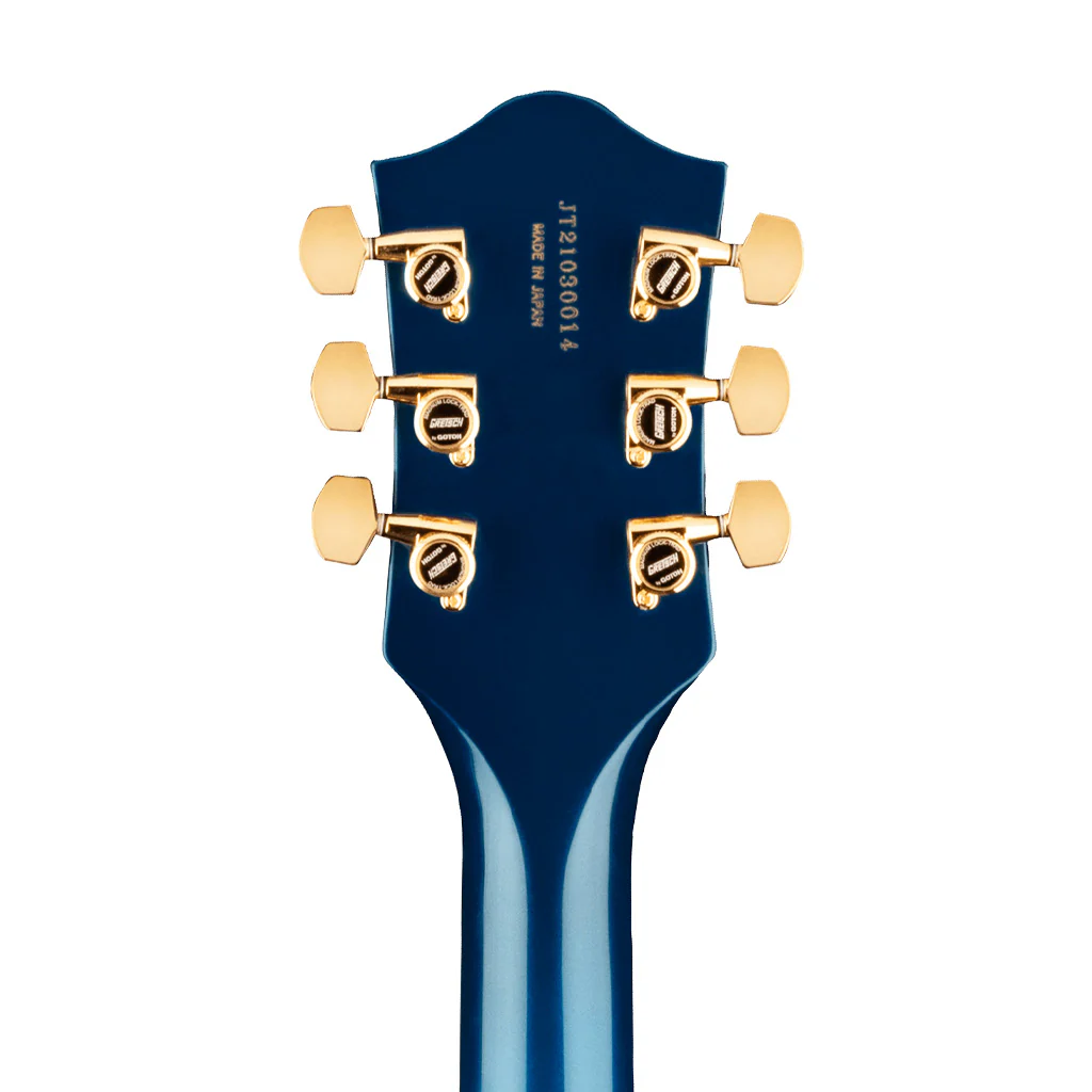 Gretsch G6120TG Players Edition Nashville Hollowbody Electric Guitar w/Bigsby, Azure Metallic - Image 7