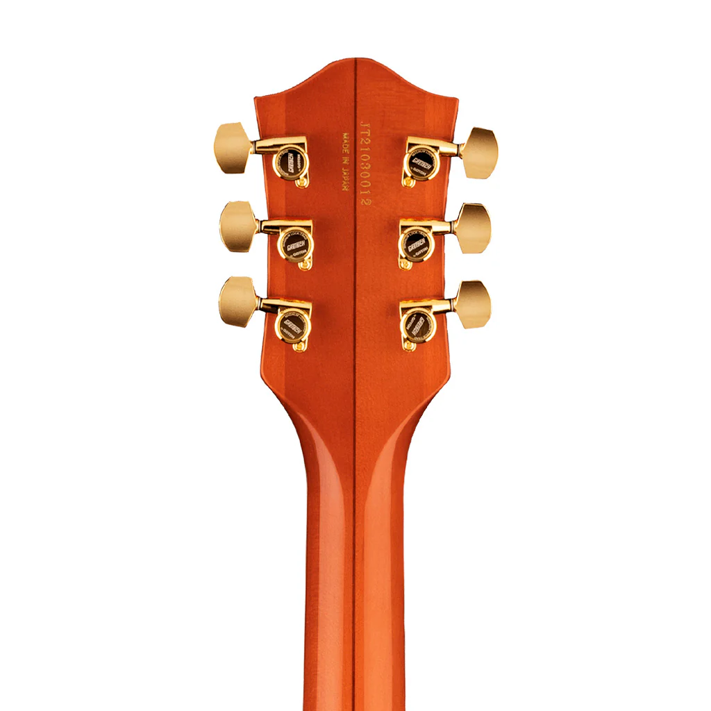 Gretsch G6120TG Players Edition Nashville Hollowbody Electric Guitar w/Bigsby, Orange Stain - Image 7