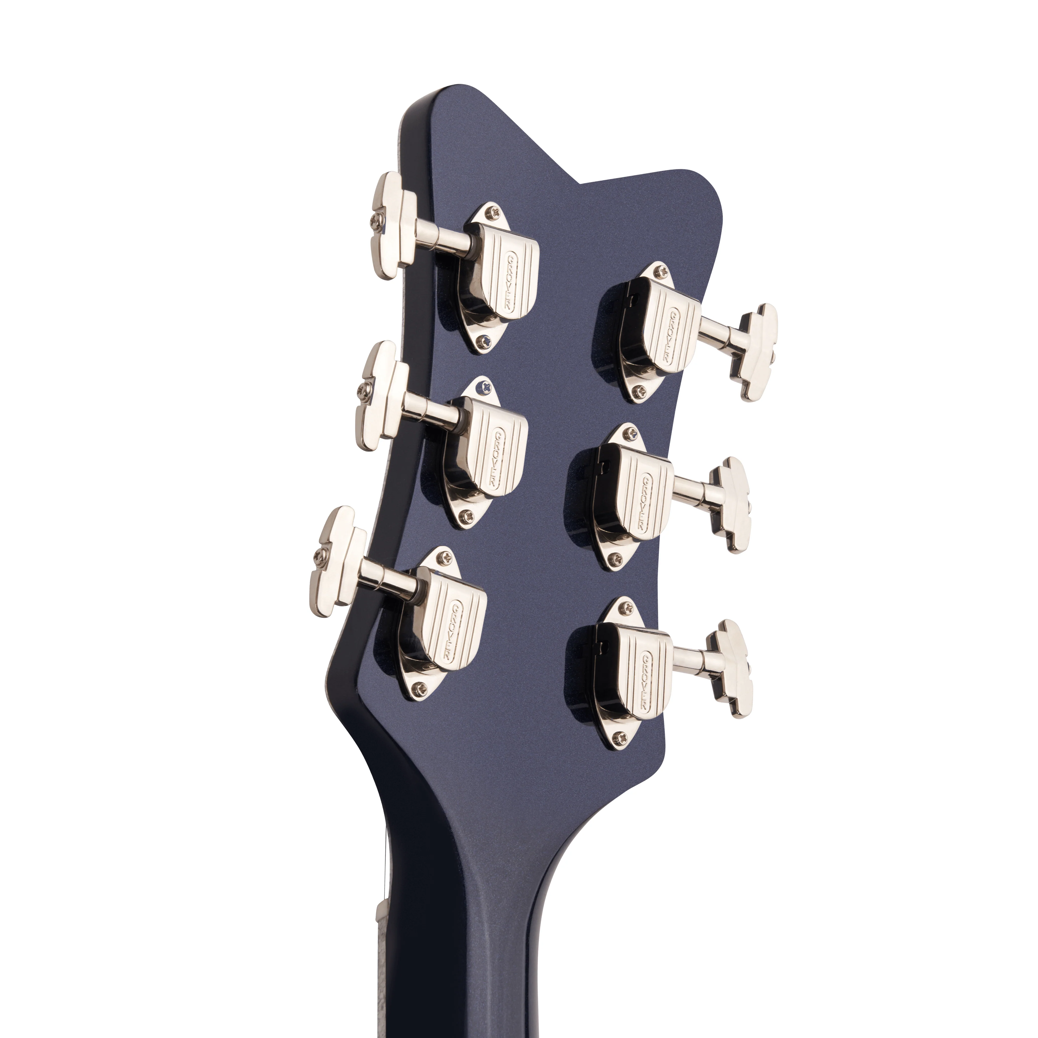 Gretsch G6136T-RR Rich Robinson Signature Falcon Electric Guitar w/Bigsby, Ebony FB, Raven's Breast Blue - Image 7
