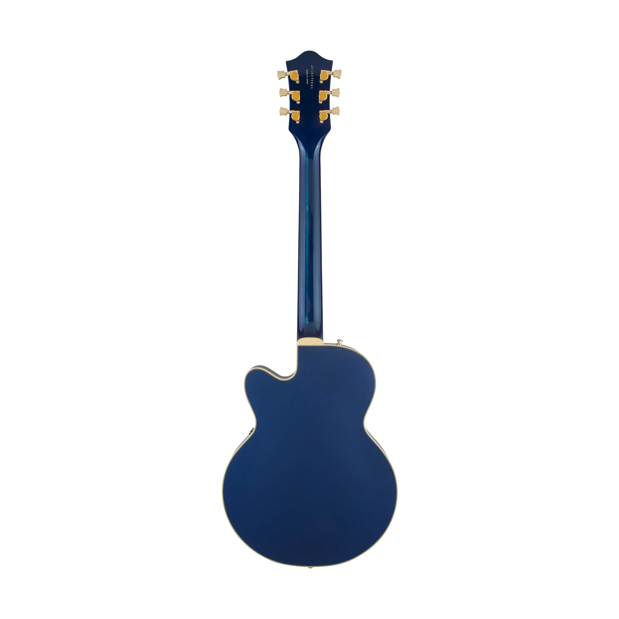 Gretsch G6659TG Players Edition Broadkaster Jr Centre Block Single-Cut Guitar w/String-Thru Bigsby, Azure Metallic - Image 2