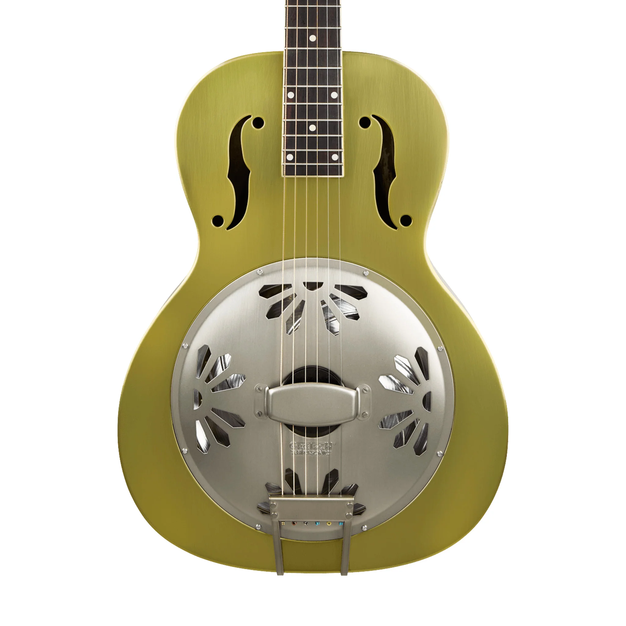 Gretsch G9202 Honey Dipper Special Round-Neck Resonator Guitar, Bell Bronze - Image 3