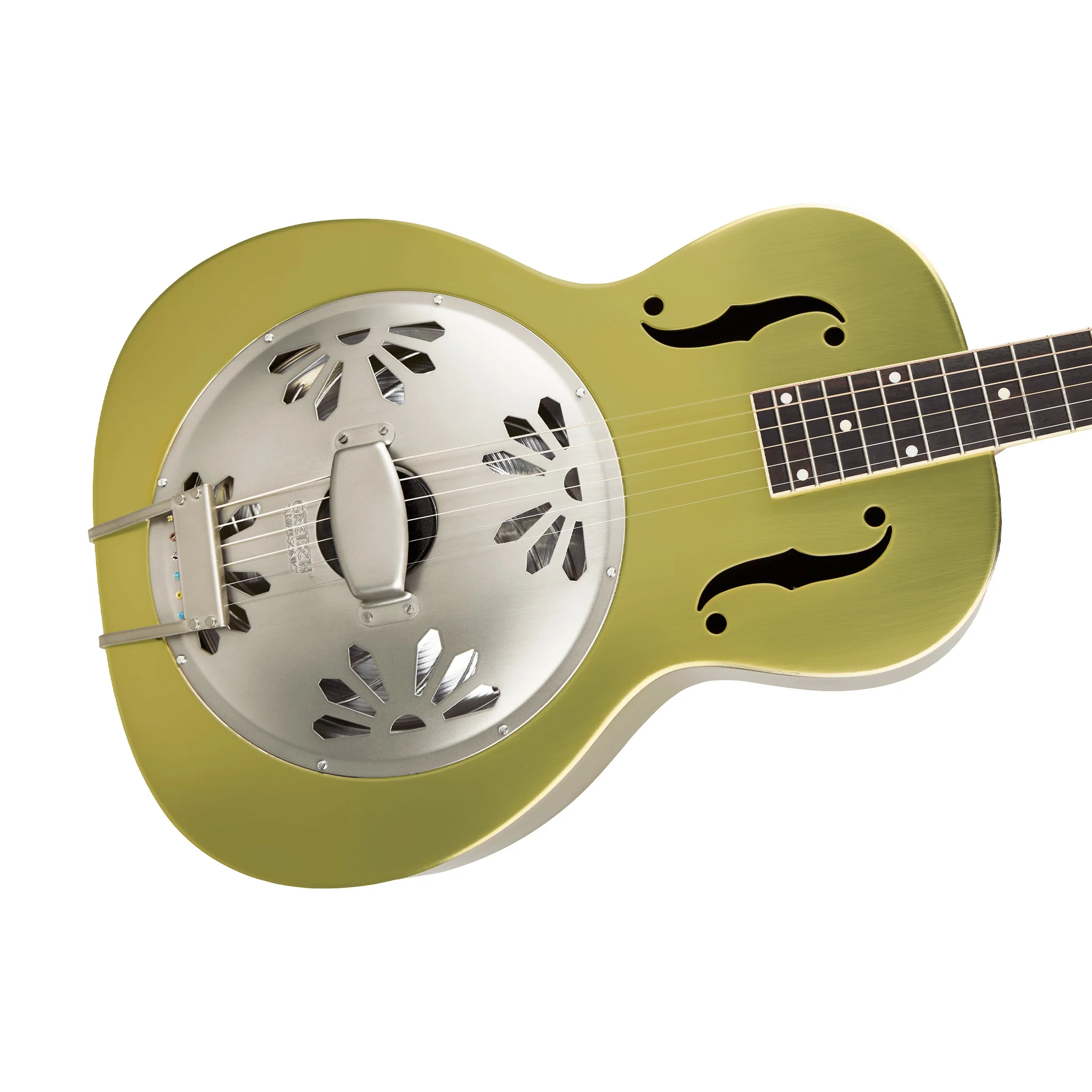 Gretsch G9202 Honey Dipper Special Round-Neck Resonator Guitar, Bell Bronze - Image 5