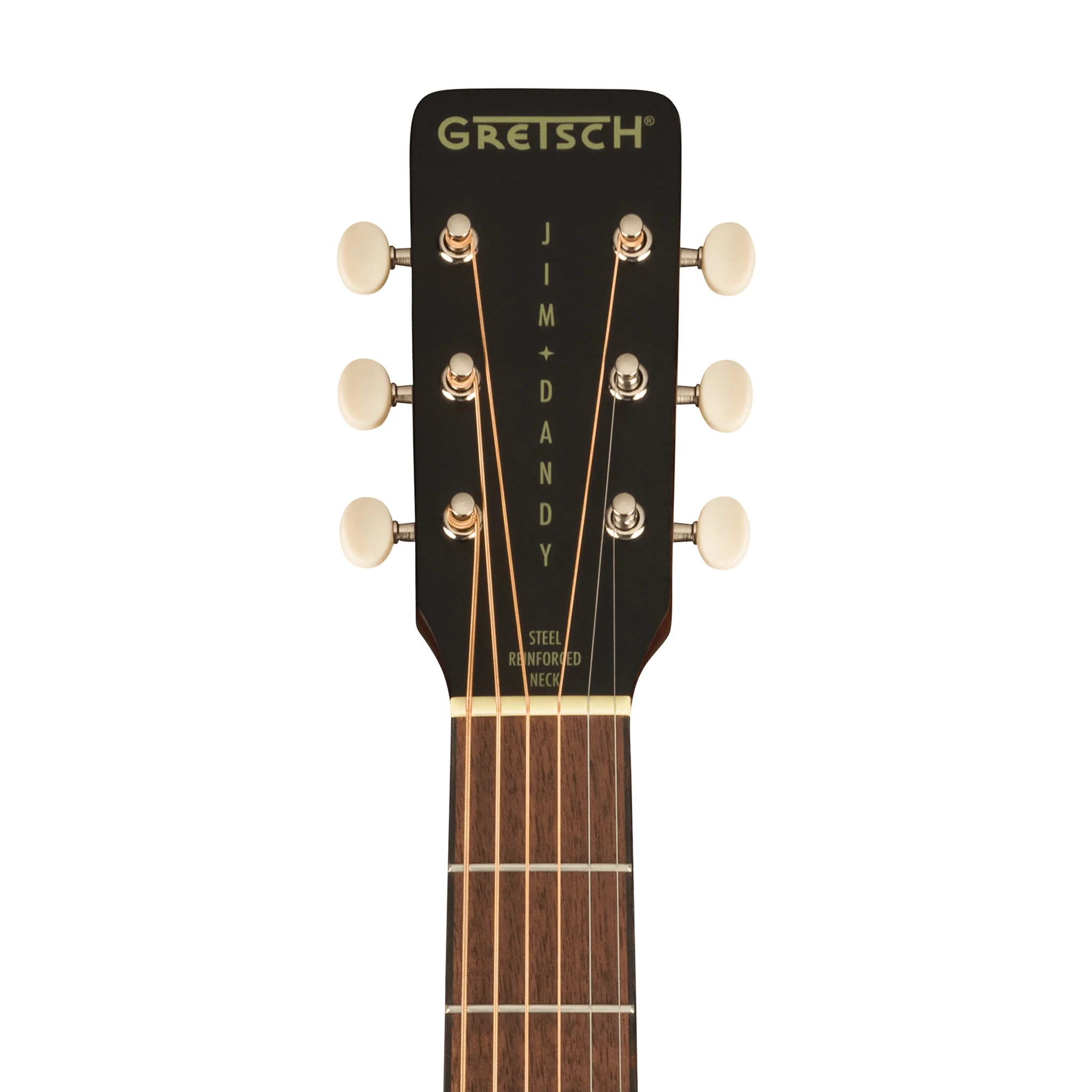 Gretsch Jim Dandy Deltoluxe Dreadnought Acoustic-Electric Guitar, Black Top - Image 5