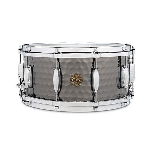Gretsch S1-6514-BSH 6.5x14inch Hammered Black Steel Snare Drum