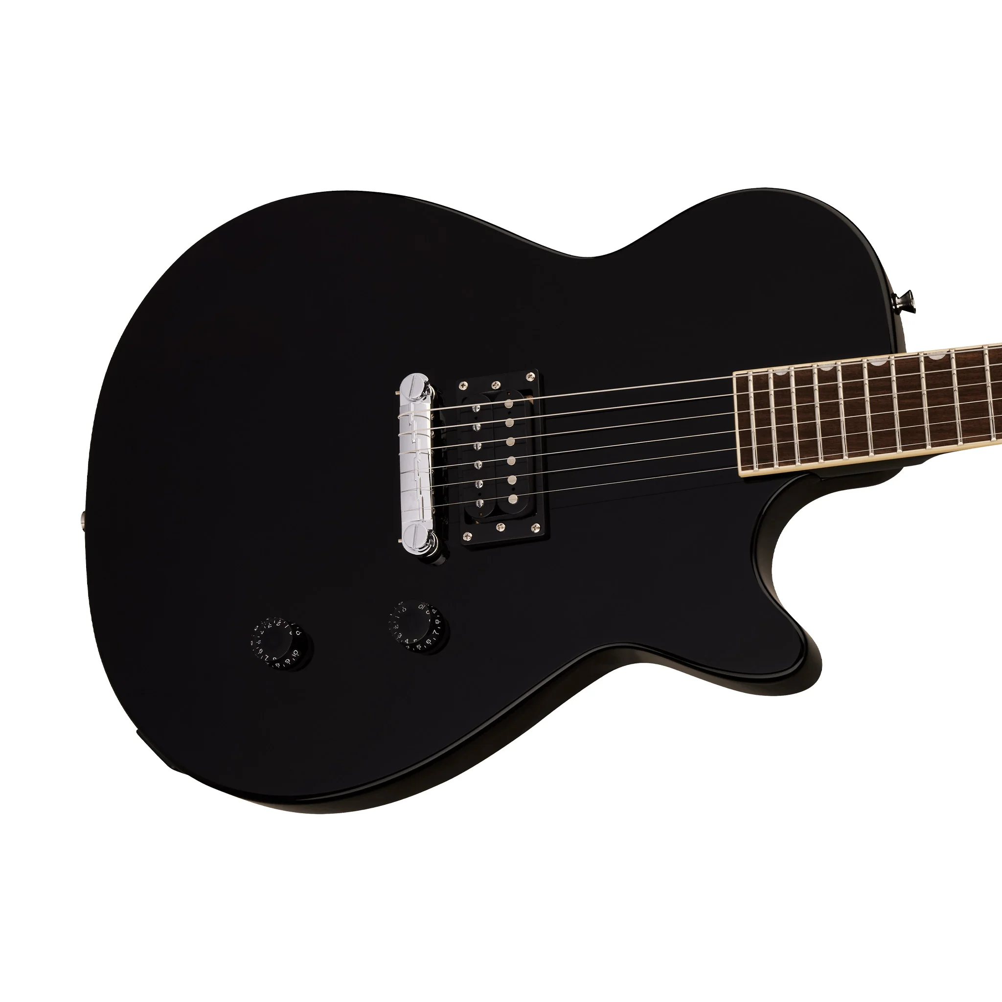 Gretsch Streamliner Jet Club 1 Pickup Electric Guitar, Jet Black - Image 5