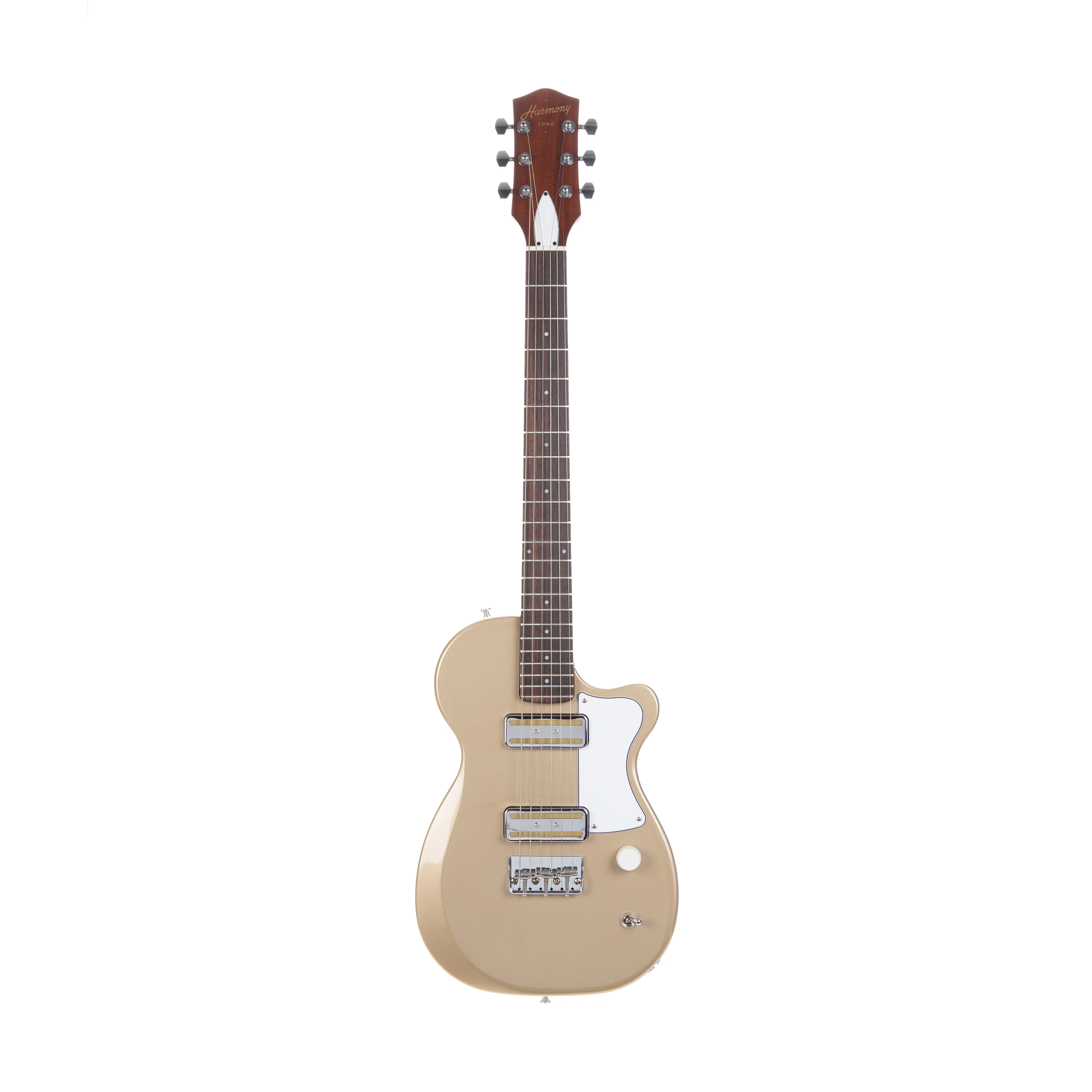 Harmony Standard Series Juno Electric Guitar w/Case, RW FB, Champagne