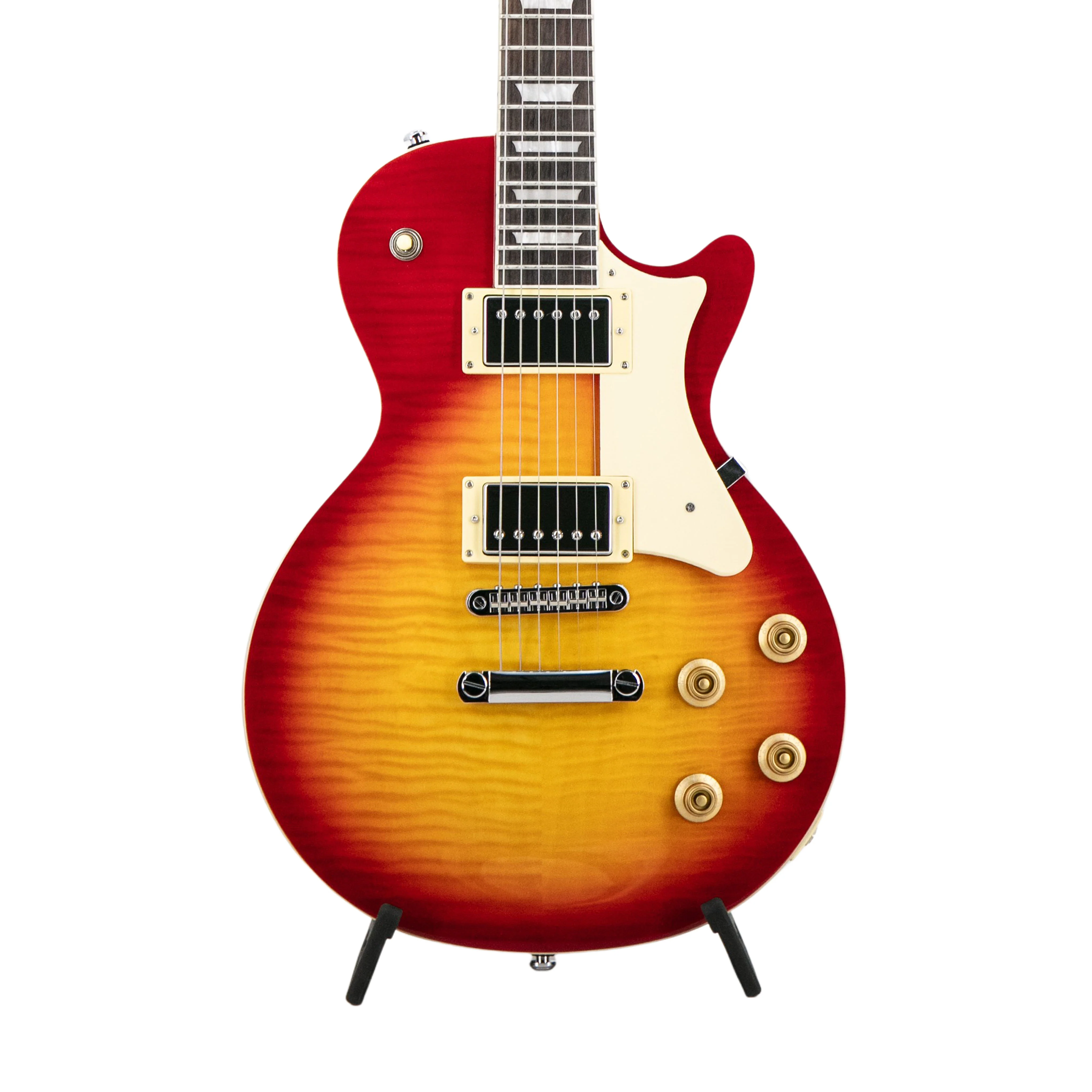Heritage Ascent+ Collection H-150 Electric Guitar, Cherry Sunburst w/ Marshall MG15GR Bundle - Image 2