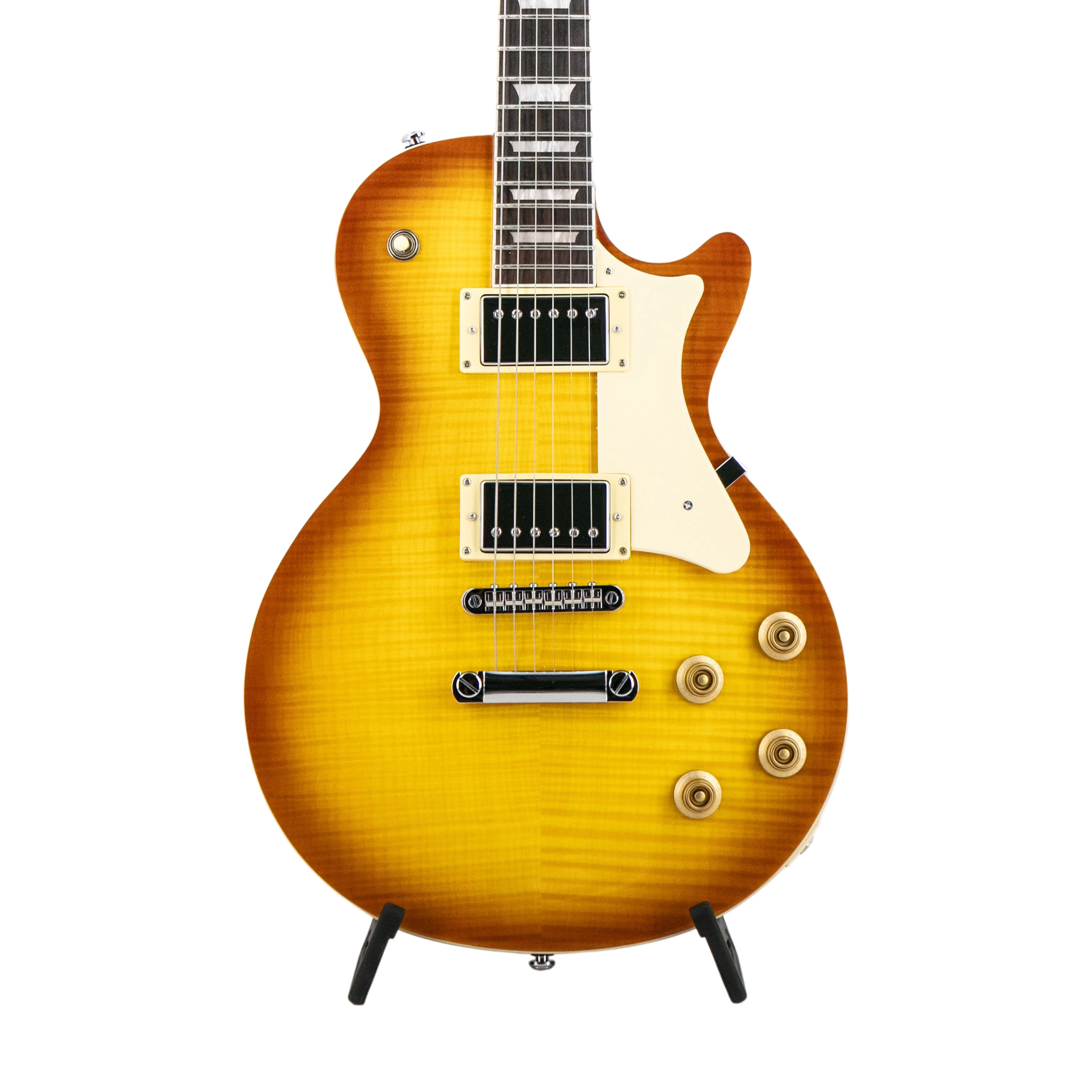 Heritage Ascent+ Collection H-150 Electric Guitar, Dirty Lemon Burst w/ Marshall MG15GR Bundle - Image 2