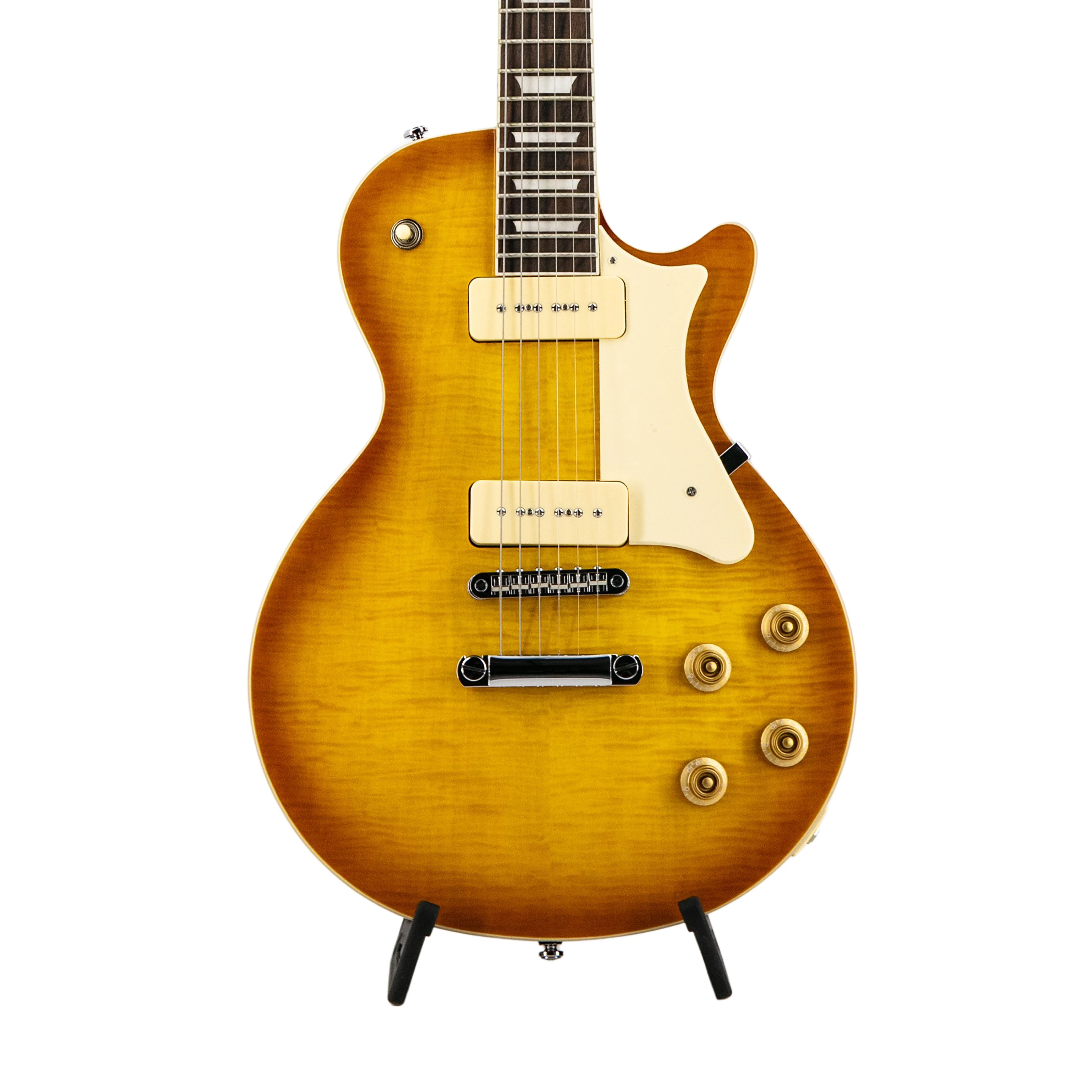 Heritage Ascent+ Collection H-150 P90 Electric Guitar, Dirty Lemon Burst - Image 3