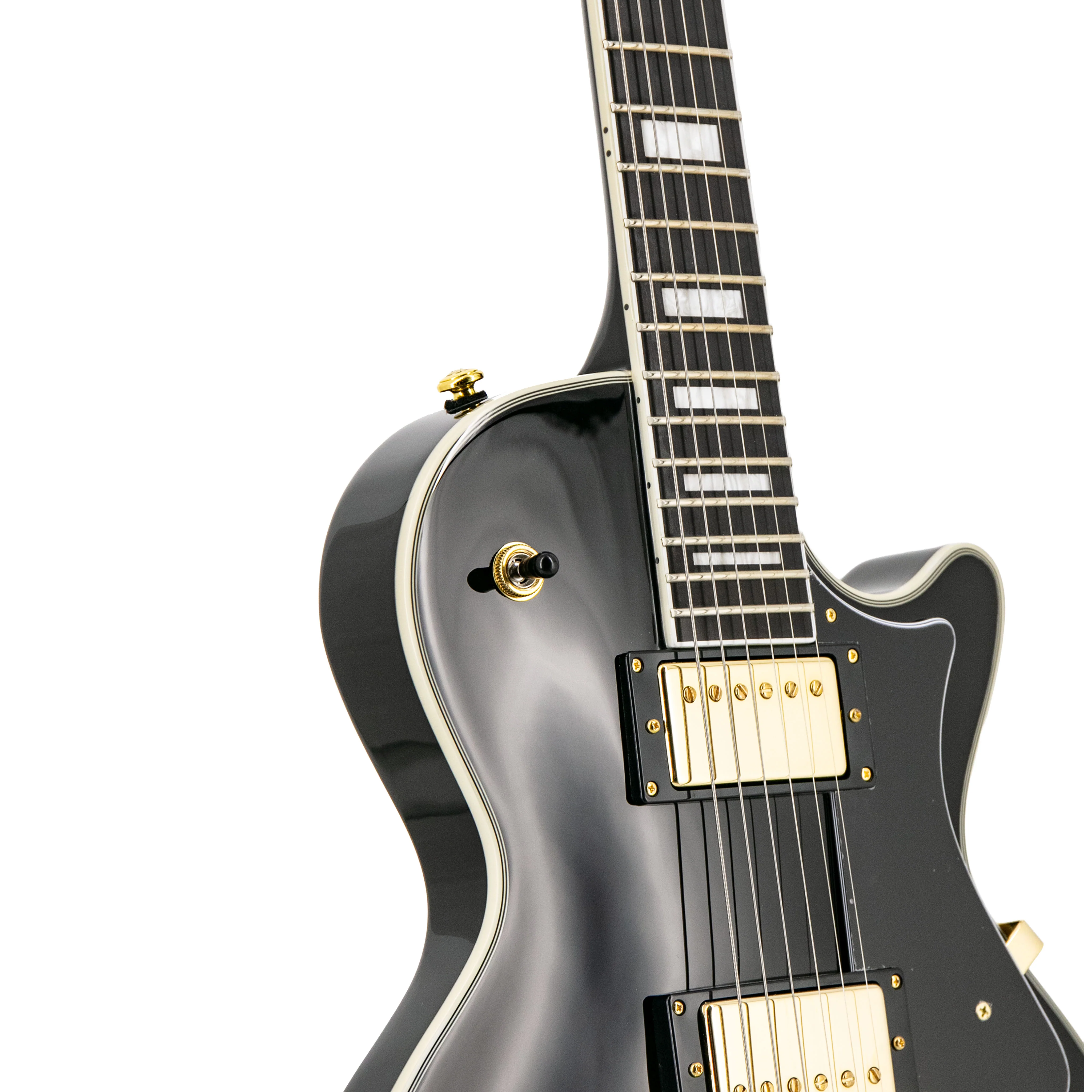 Heritage Ascent+ Collection H-157 Electric Guitar, Ebony - Image 11