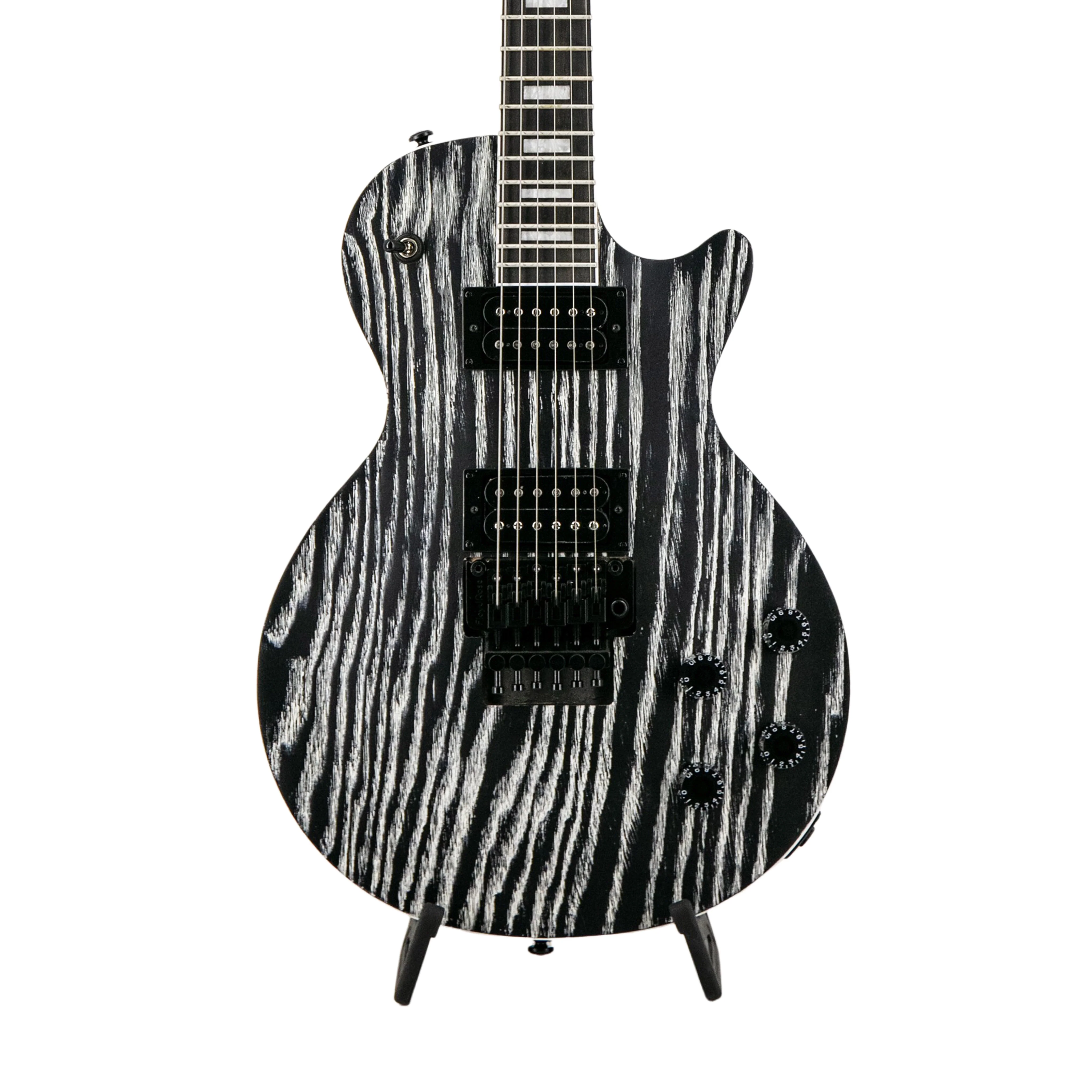 Heritage Ascent+ Collection Limited Edition H-150 Ash Top FR Electric Guitar, Matte Black - Image 3
