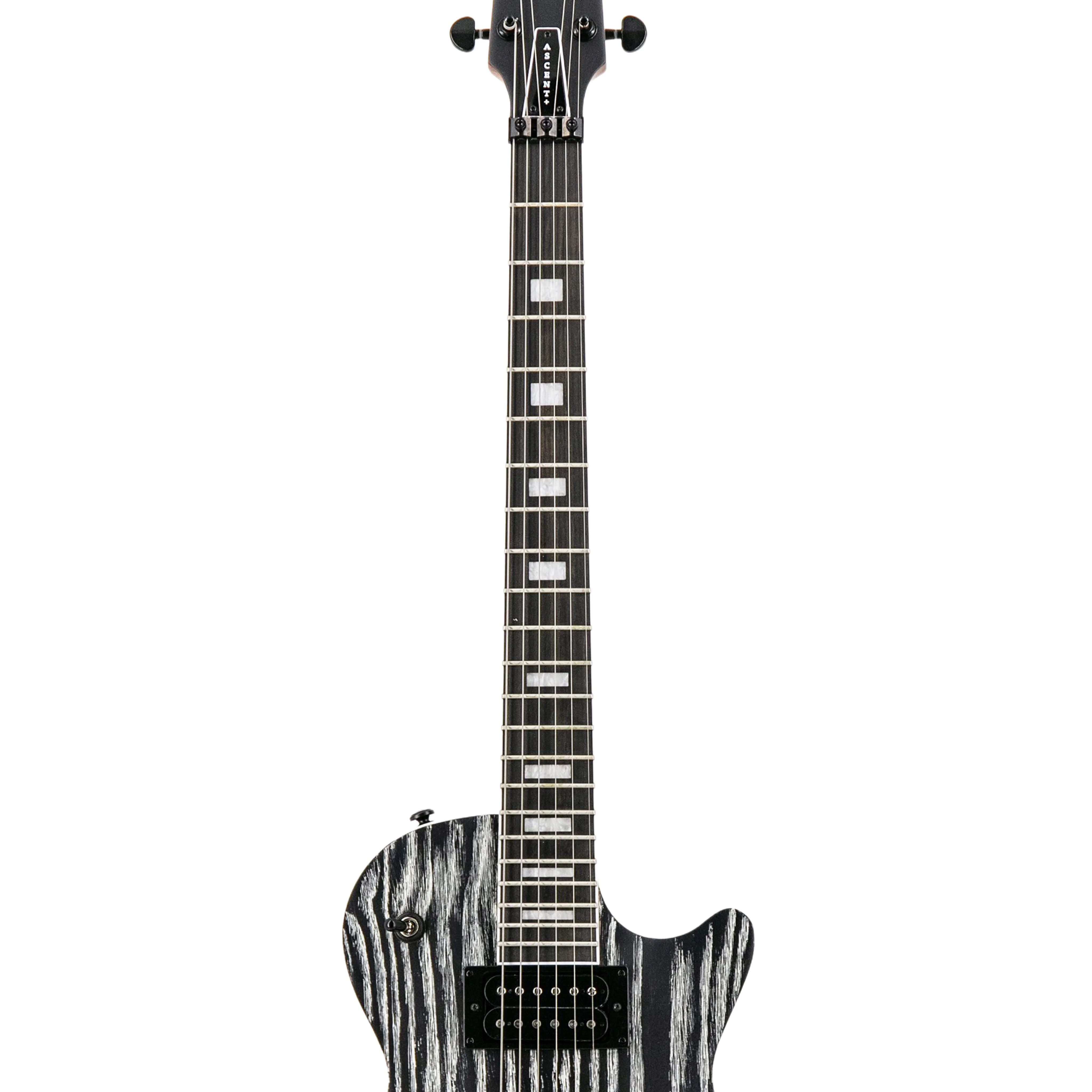 Heritage Ascent+ Collection Limited Edition H-150 Ash Top FR Electric Guitar, Matte Black - Image 5