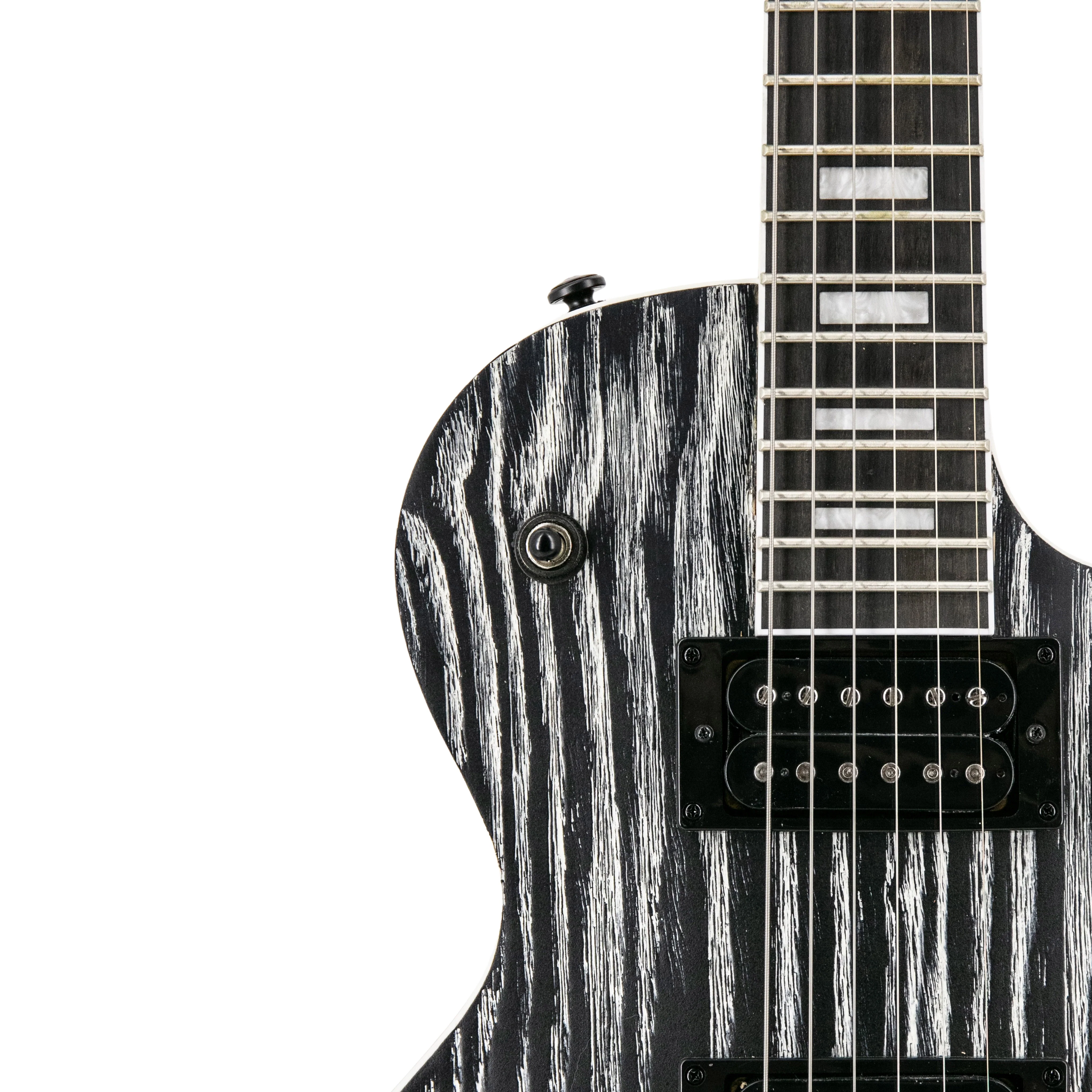 Heritage Ascent+ Collection Limited Edition H-150 Ash Top FR Electric Guitar, Matte Black - Image 9