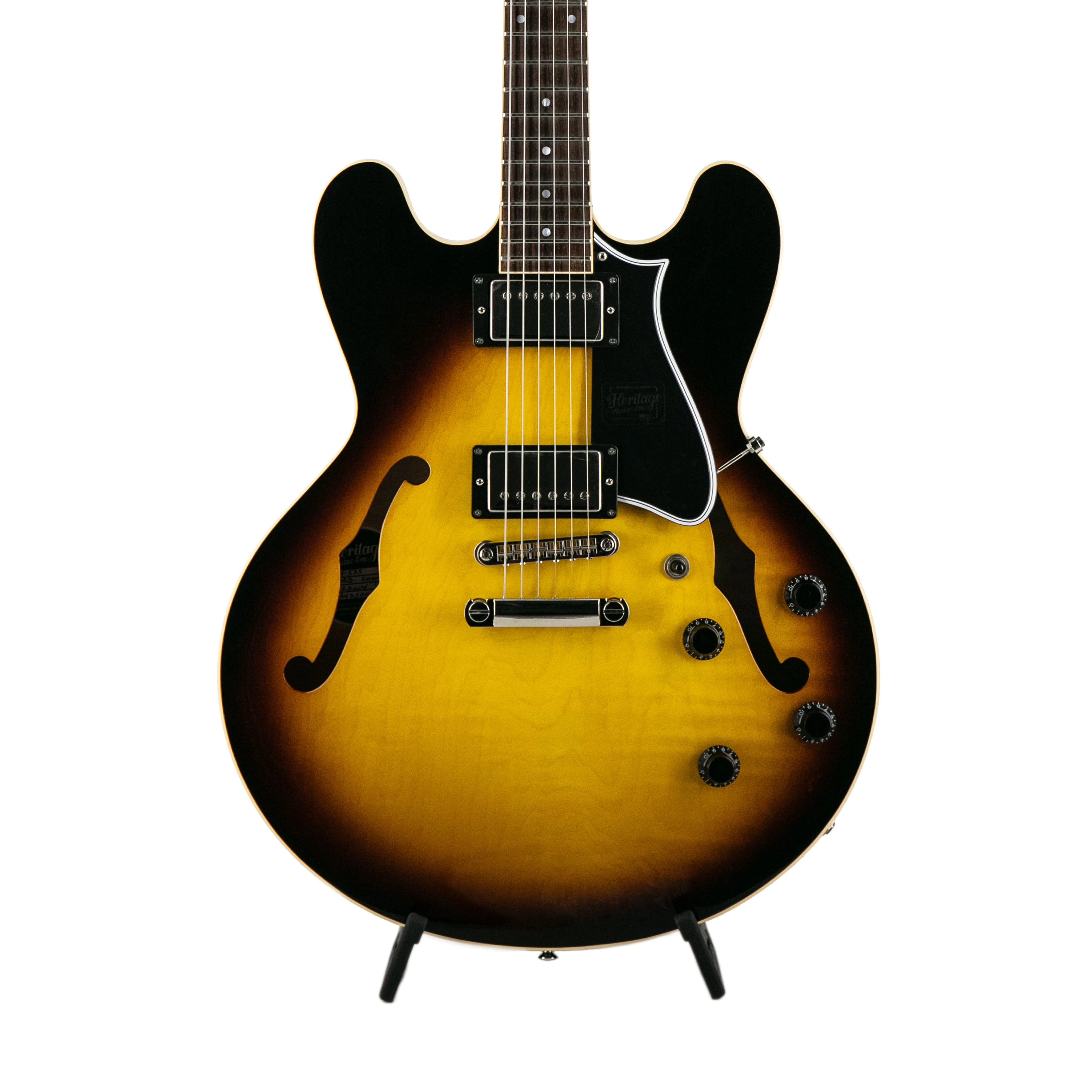 Heritage Standard H-535 Semi-Hollow Electric Guitar, Original Sunburst, AN3XXXX - Image 4