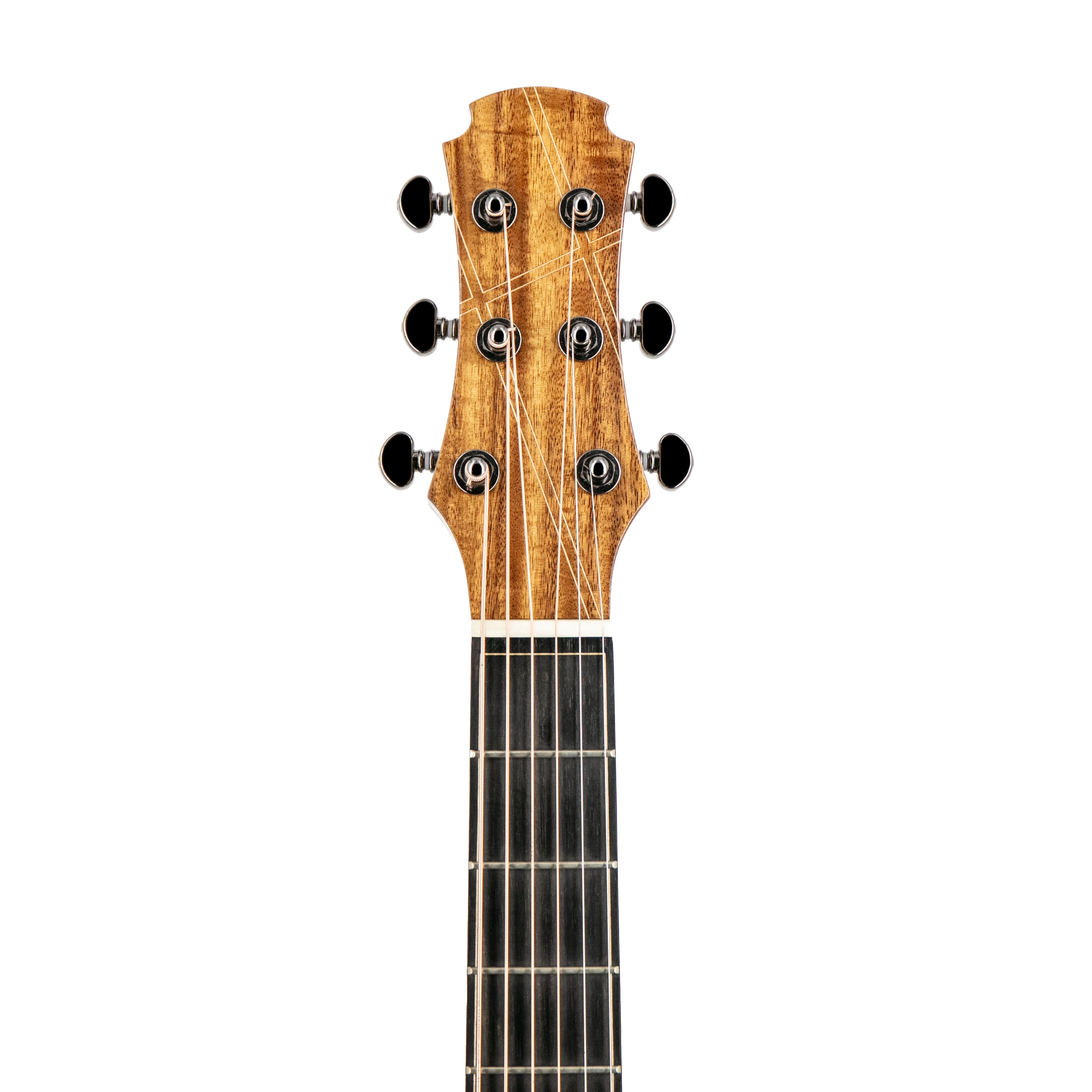 Hozen Black Label Small Jumbo Pacific Koa Acoustic Guitar - Image 7