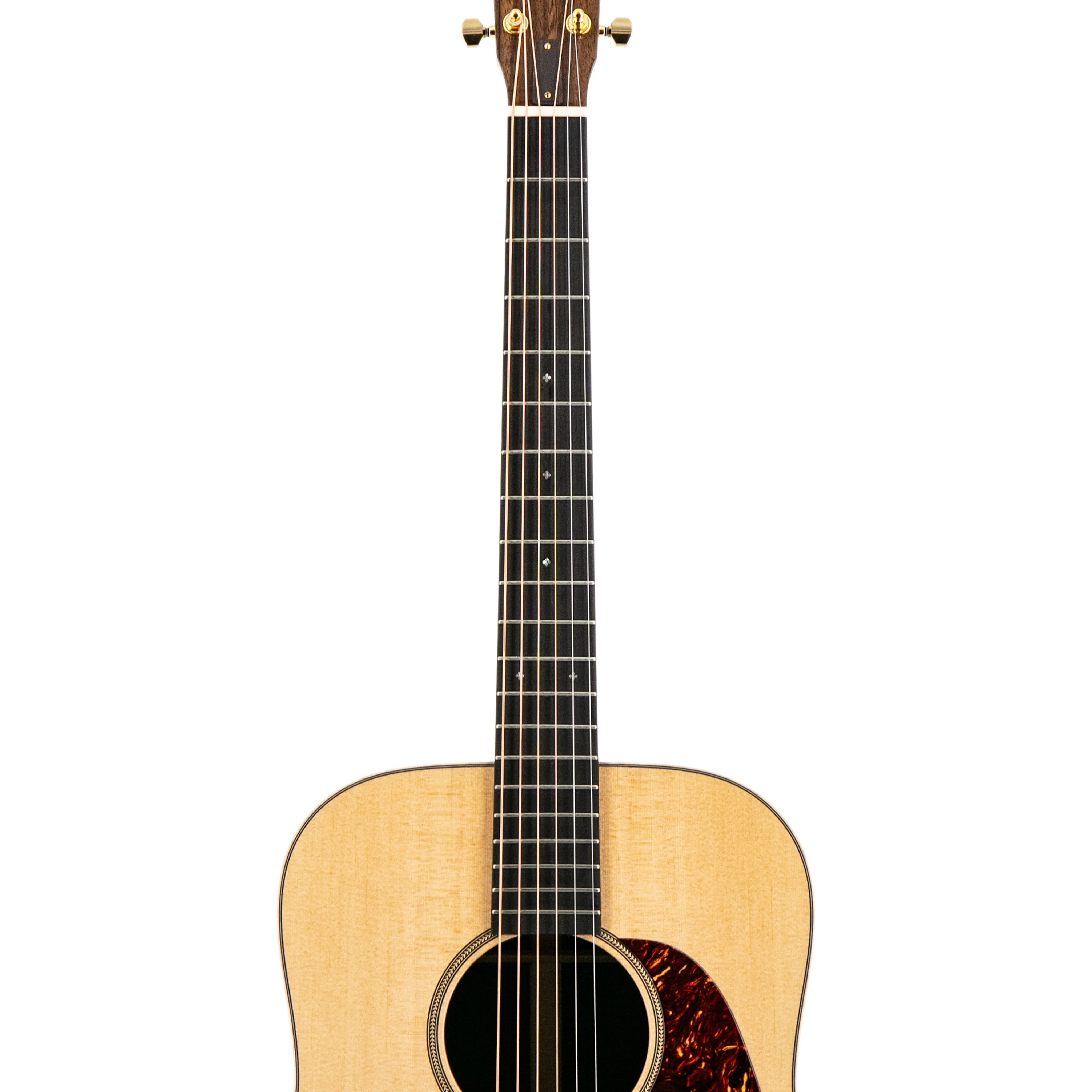 Huss & Dalton Model D-RH Dreadnought Sitka Spruce Top / Indian RW Acoustic Guitar, Gold - Image 5
