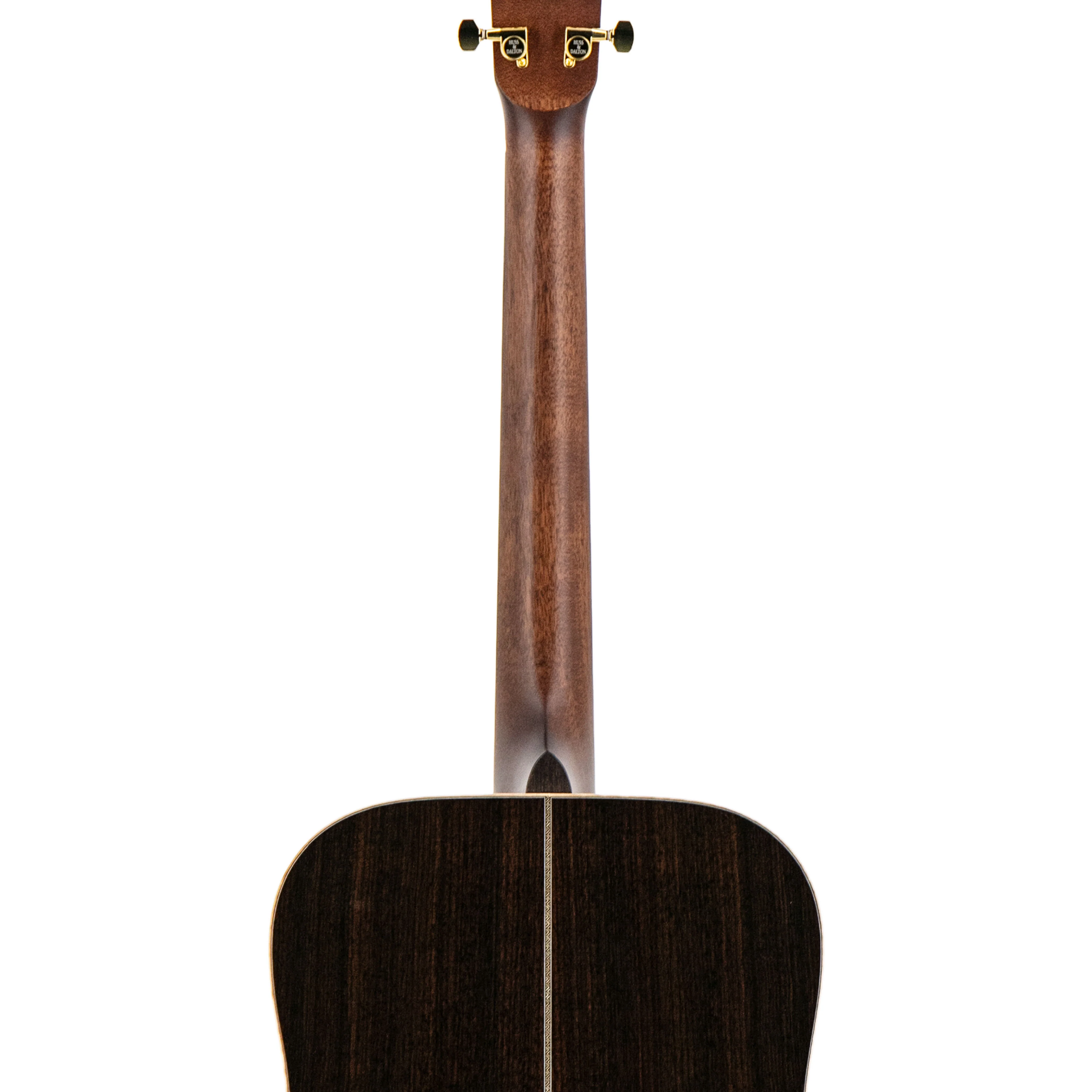 Huss & Dalton Model D-RH Dreadnought Sitka Spruce Top / Indian RW Acoustic Guitar, Gold - Image 6