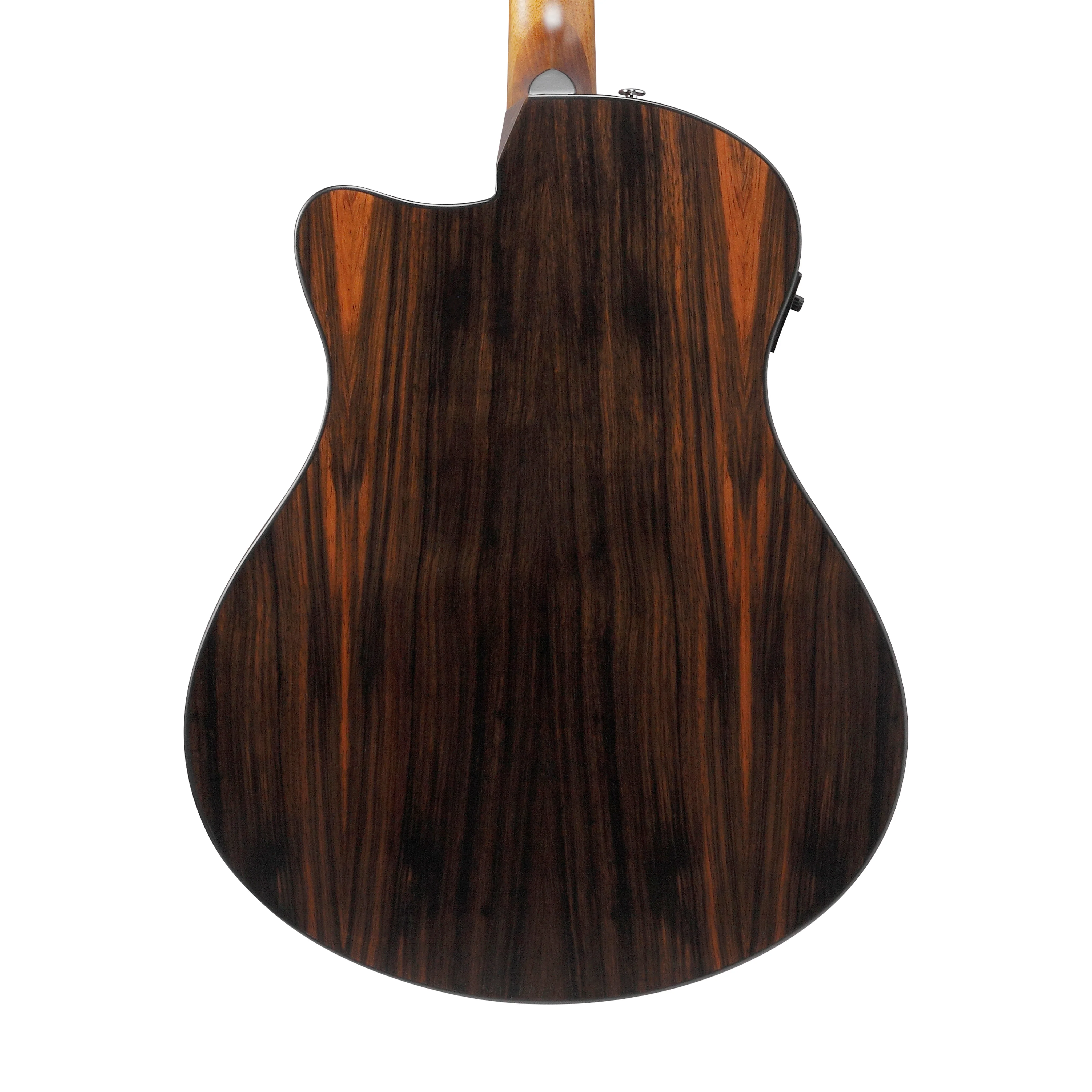 Ibanez AAM70CE-TBN Acoustic Guitar w/Gloss Top, Transparent Charcoal Burst Low, Natural Open - Image 5