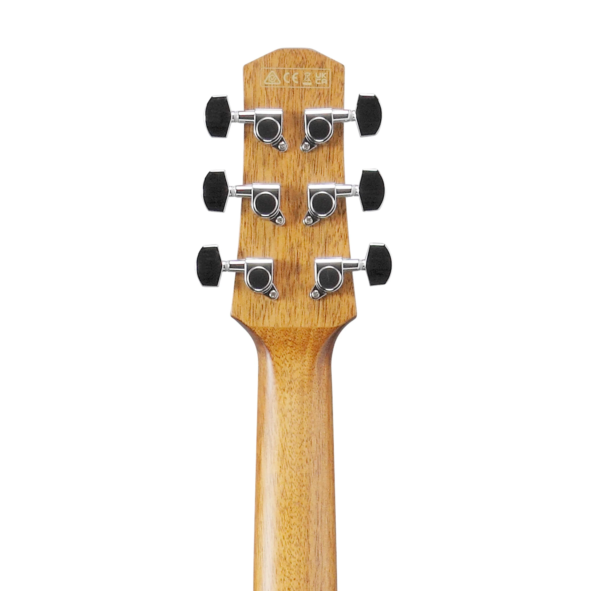 Ibanez AAM70CE-TBN Acoustic Guitar w/Gloss Top, Transparent Charcoal Burst Low, Natural Open - Image 7