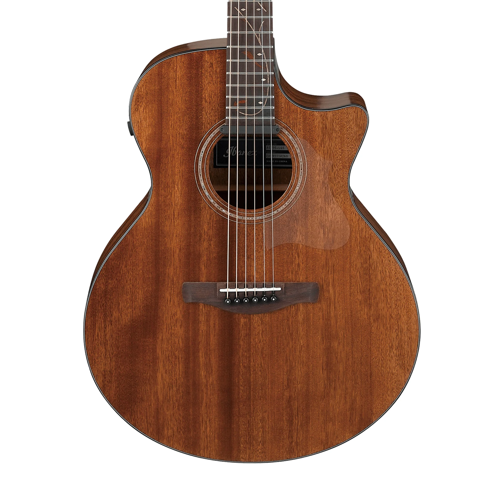 Ibanez AE295-LGS Acoustic Guitar, Natural Low Gloss - Image 2