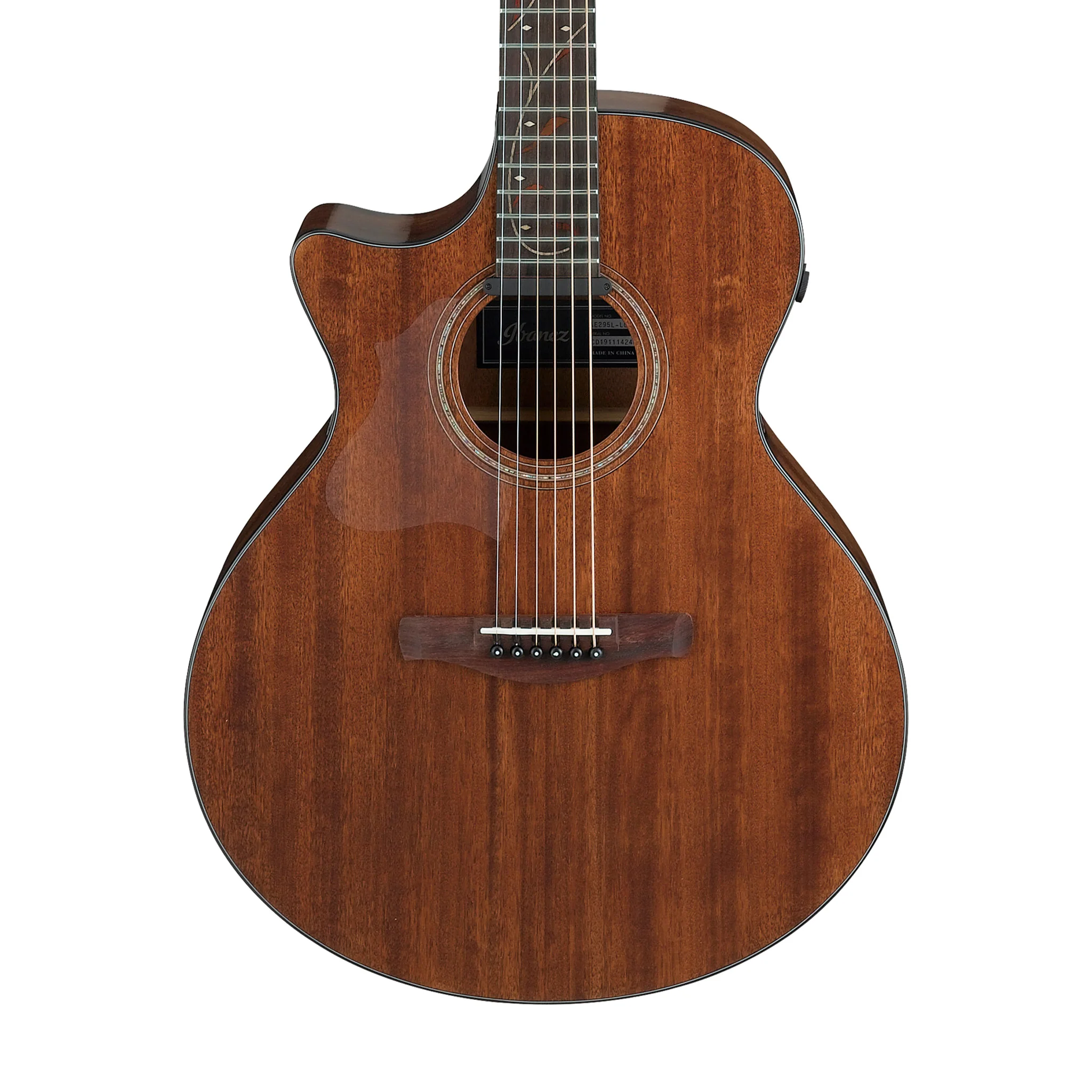 Ibanez AE295L-LGS Left-Handed Acoustic Guitar, Natural Low Gloss - Image 2