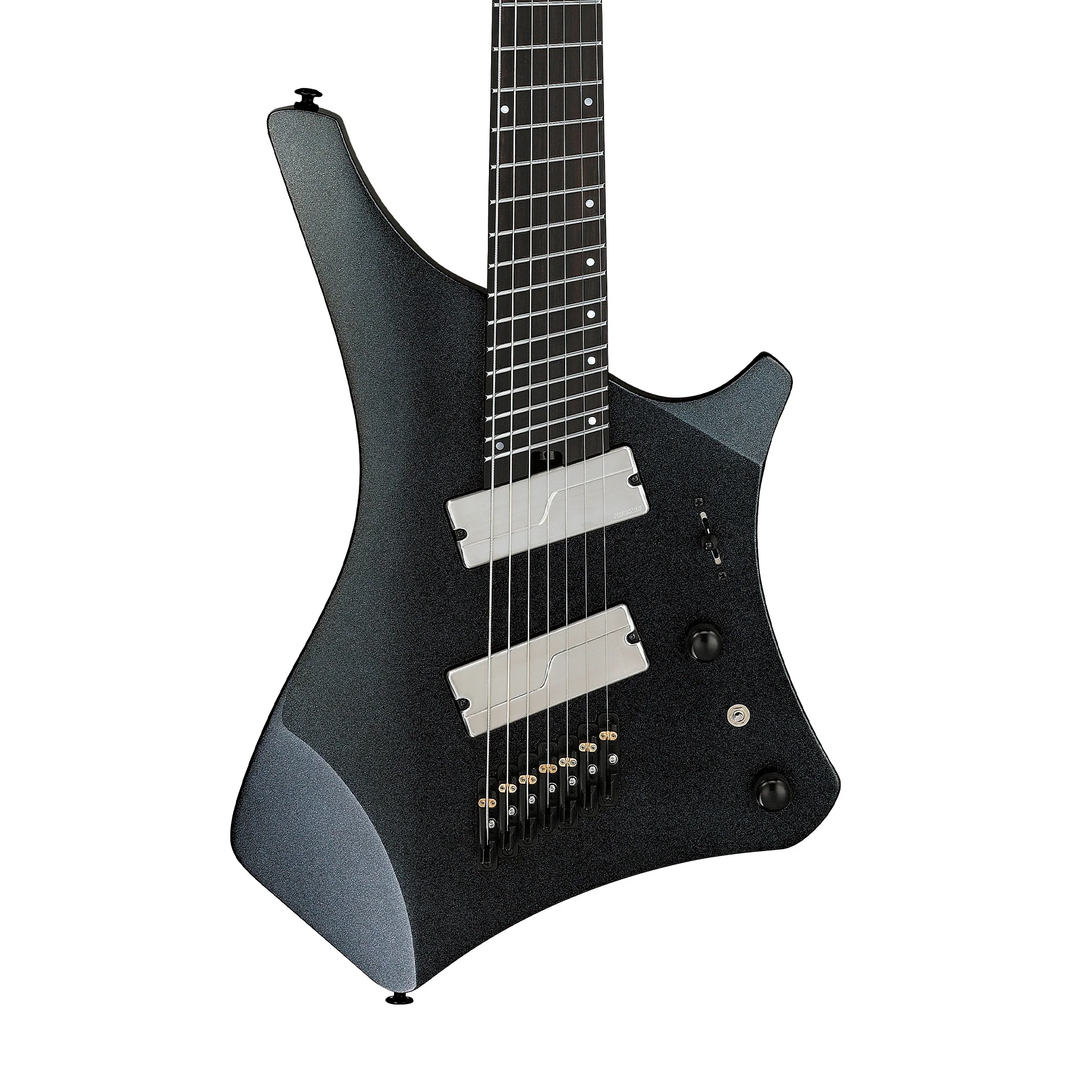 Ibanez Alpha A527-IPT 7-String Electric Guitar w/Bag, Iron Pewter - Image 3