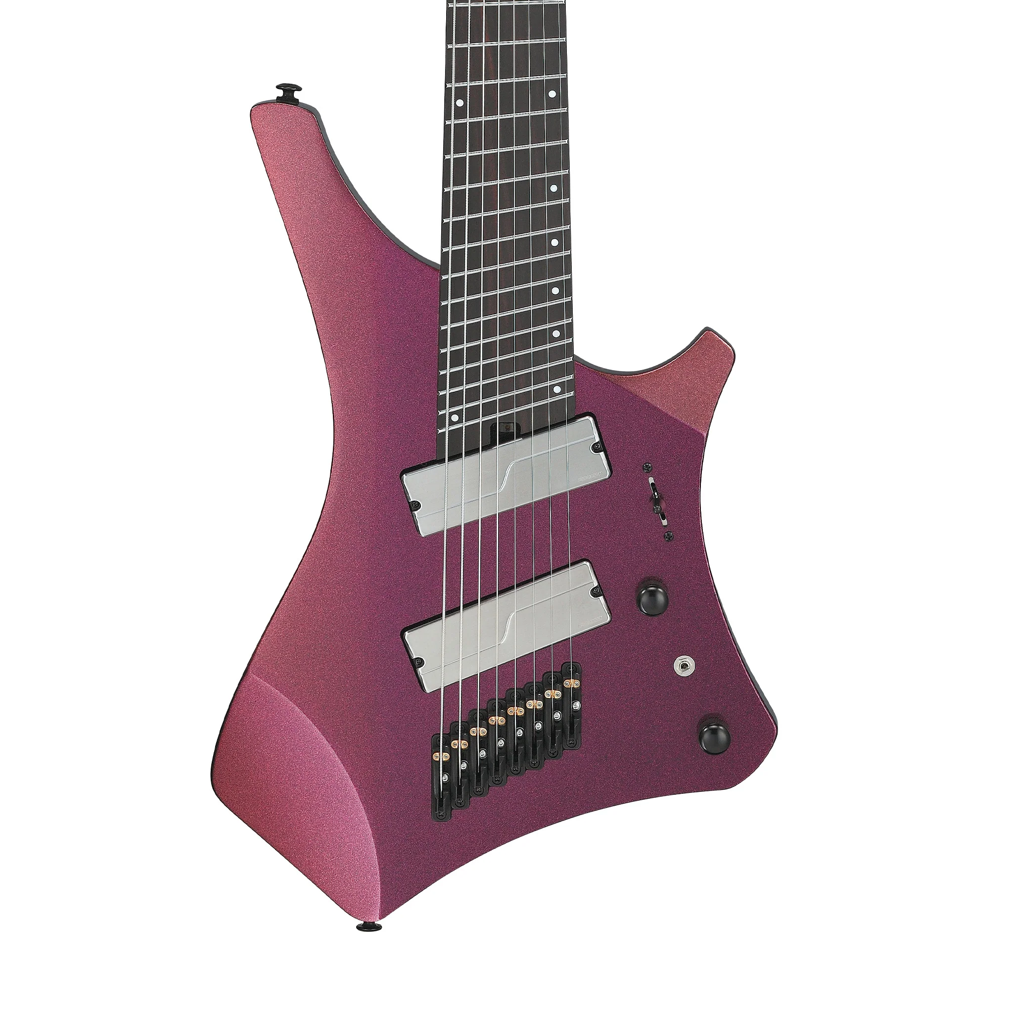 Ibanez Alpha A528-CMG 8-String Electric Guitar w/Bag, Coral Mirage - Image 3