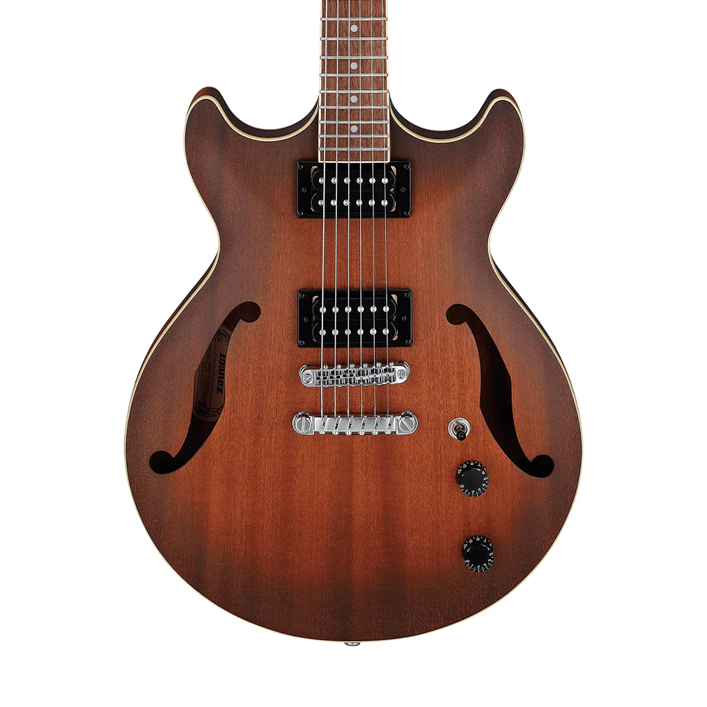 Ibanez AM53-TF Electric Guitar, Tobacco Flat - Image 3