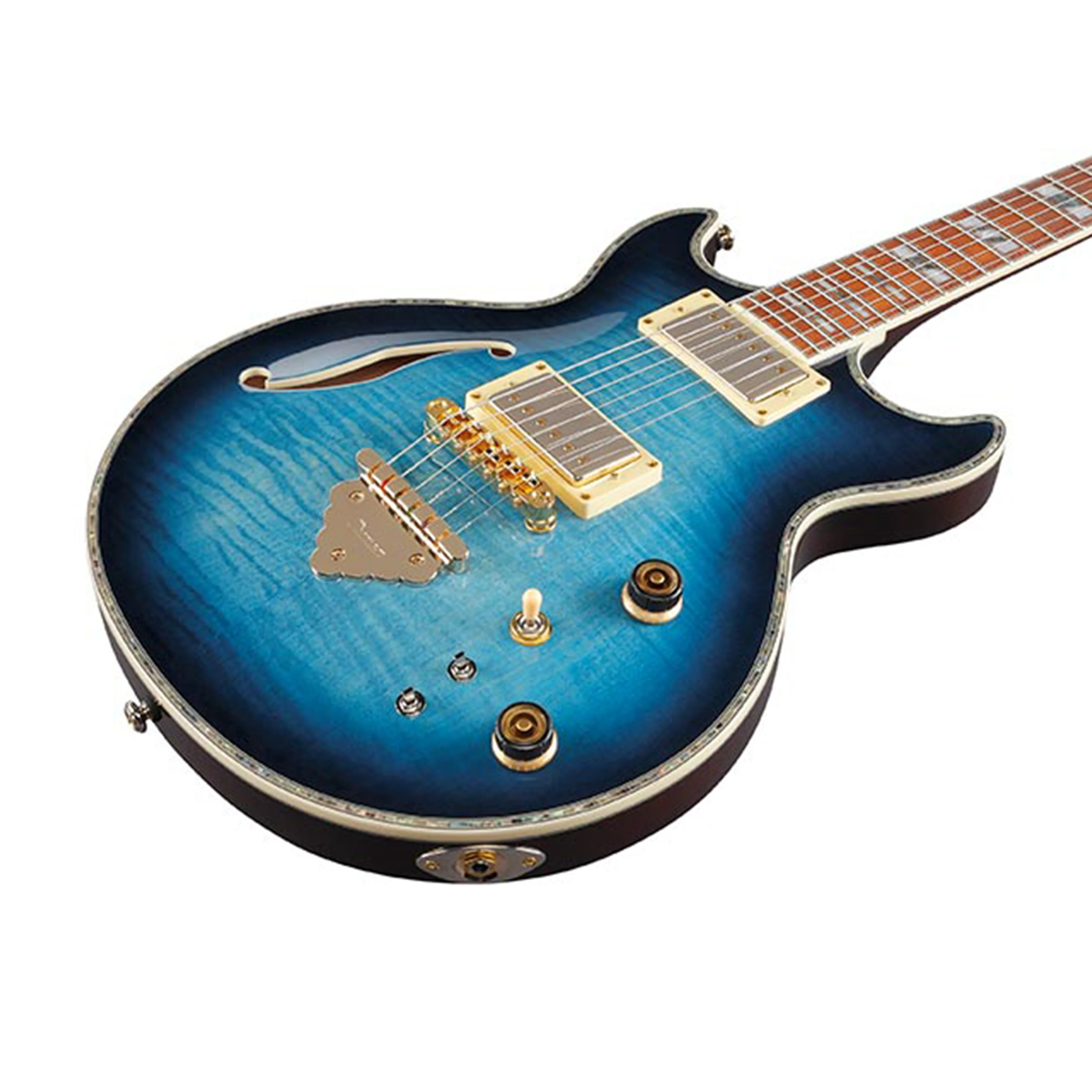 Ibanez AR520HFM-LBB Electric Guitar, Light Blue Burst - Image 4