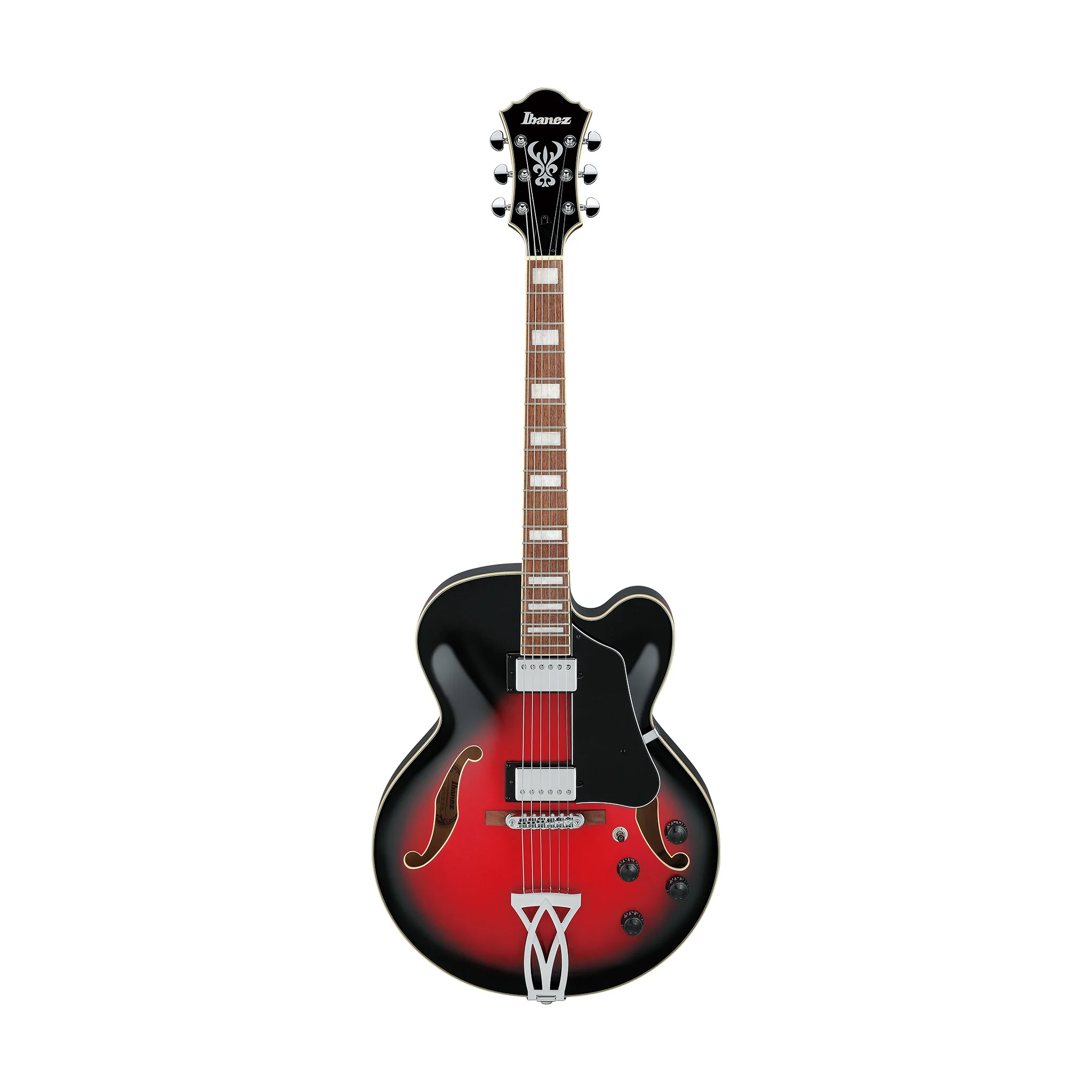 Ibanez Artcore AF75-TRS Electric Guitar, Transparent Red Sunburst