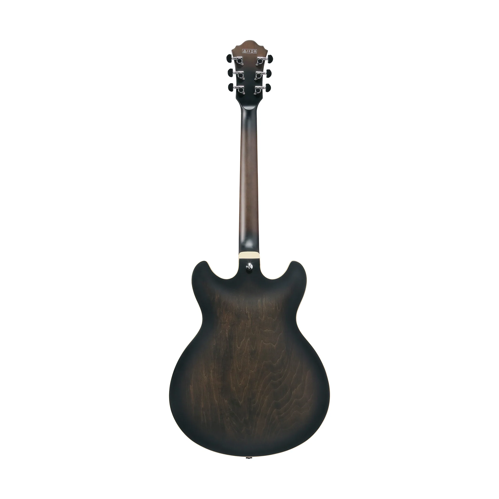 Ibanez Artcore AS53-TKF Electric Guitar, Transparent Black Flat - Image 2
